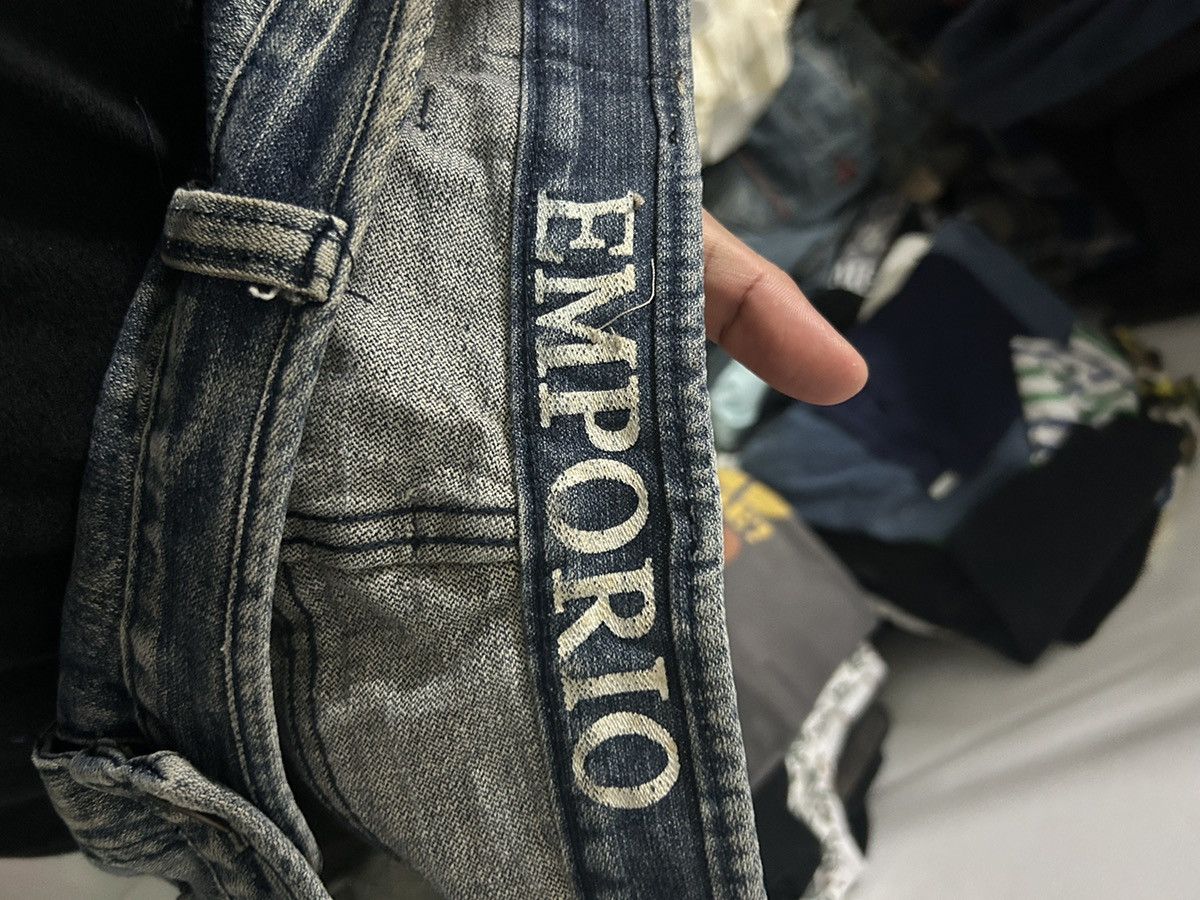 If Six Was Nine × Japanese Brand × Le Grande Bleu (L.G.B.) Emporio Cargo Multi Pocket Jeans Sick Acid Wash I6w9 Design Size US 37 - 10 Thumbnail