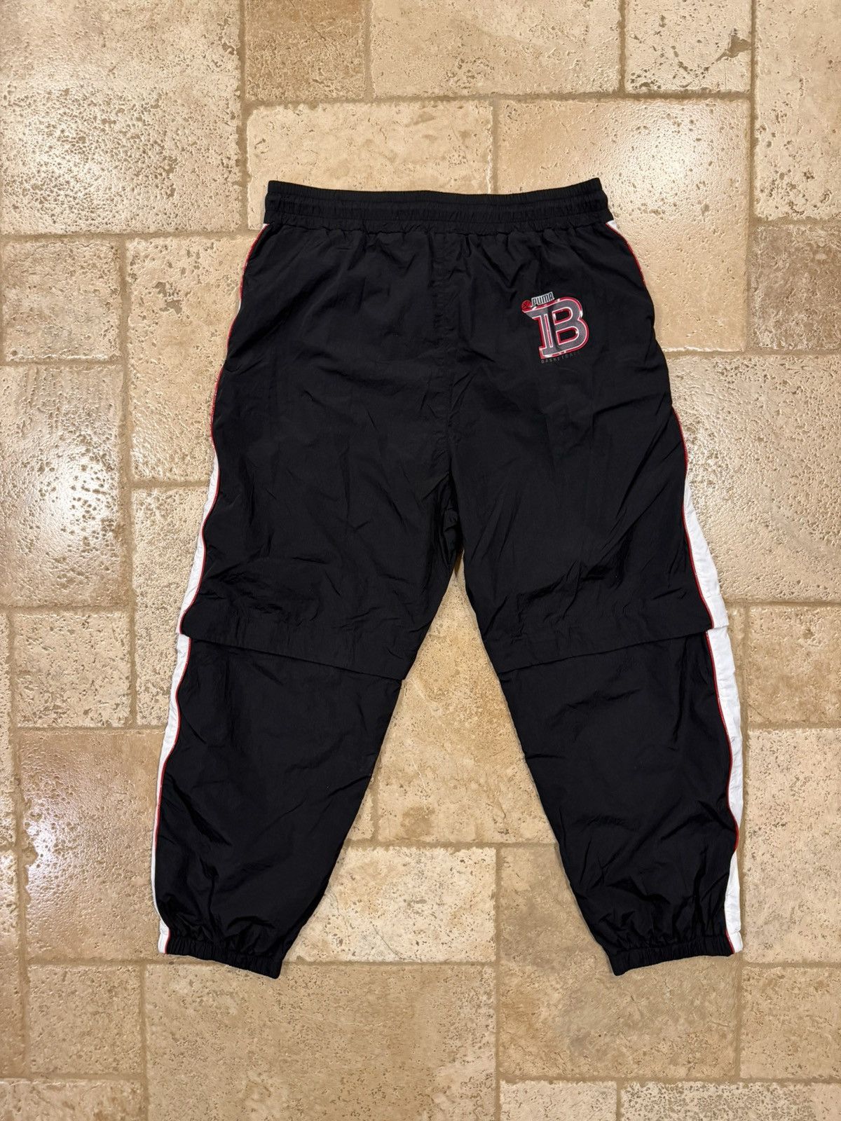 Balmain Balmain x Puma Nylon Black Coverterable Track Jogger Pants Size US 36 / EU 52 - 14 Thumbnail