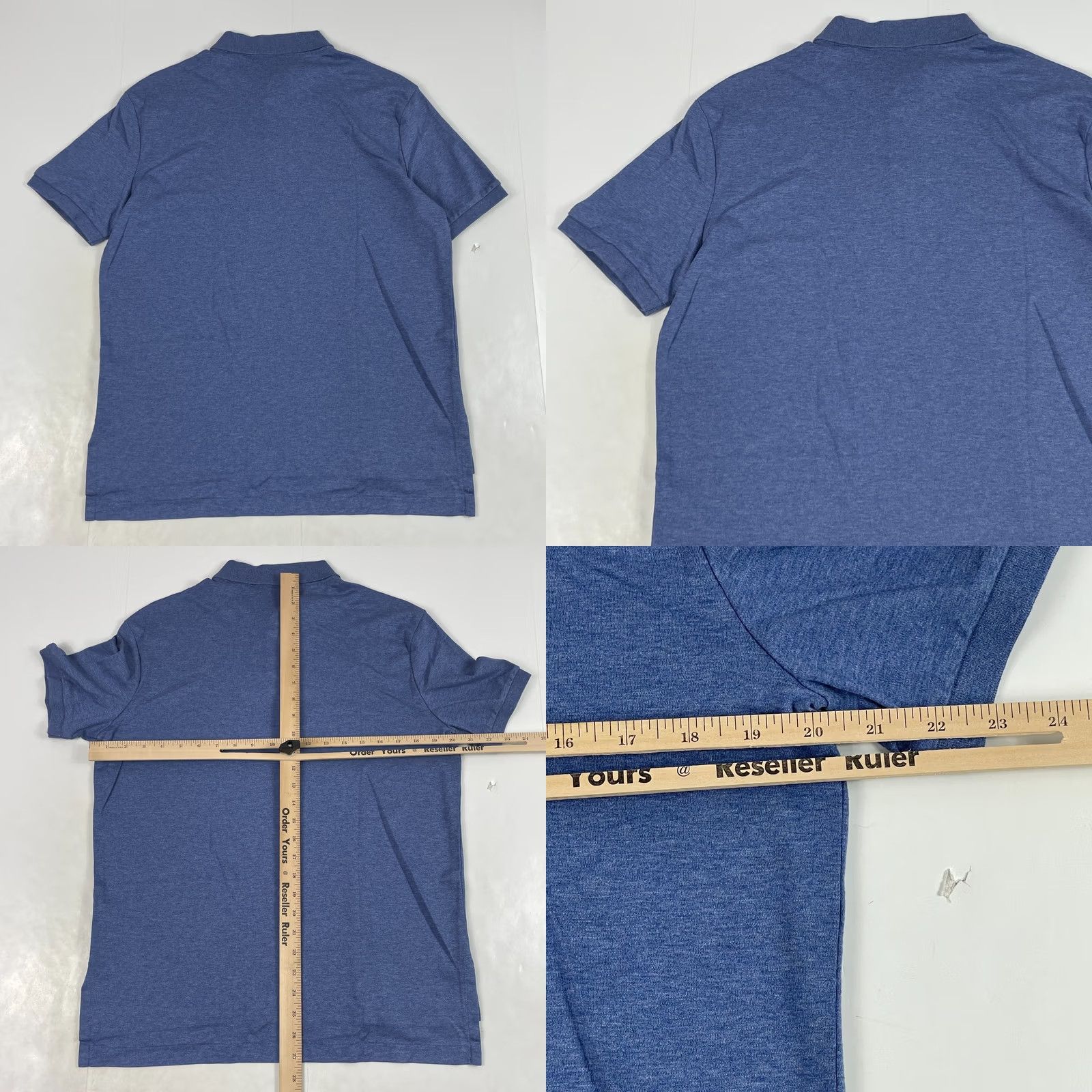 Polo Ralph Lauren Polo Ralph Lauren Polo Shirt Mens Medium Blue Pima Soft Short Sleeve Golfer Pony Size US M / EU 48-50 / 2 - 8 Thumbnail
