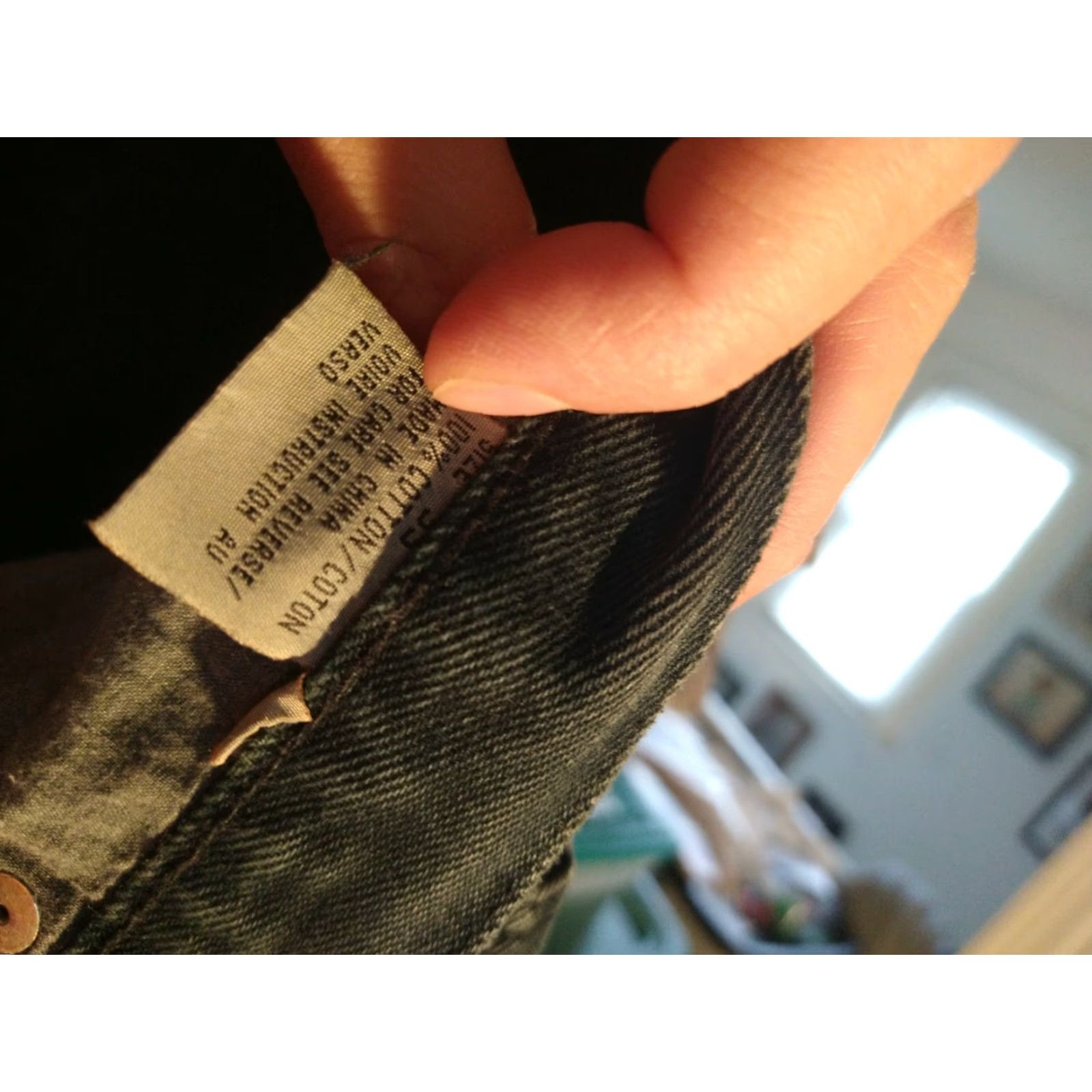 Equipment VINTAGE Bum Equipment Jeans Black Denim Size 33 Men 32 Inseam Bootcut Cotton Size US 33 - 3 Thumbnail