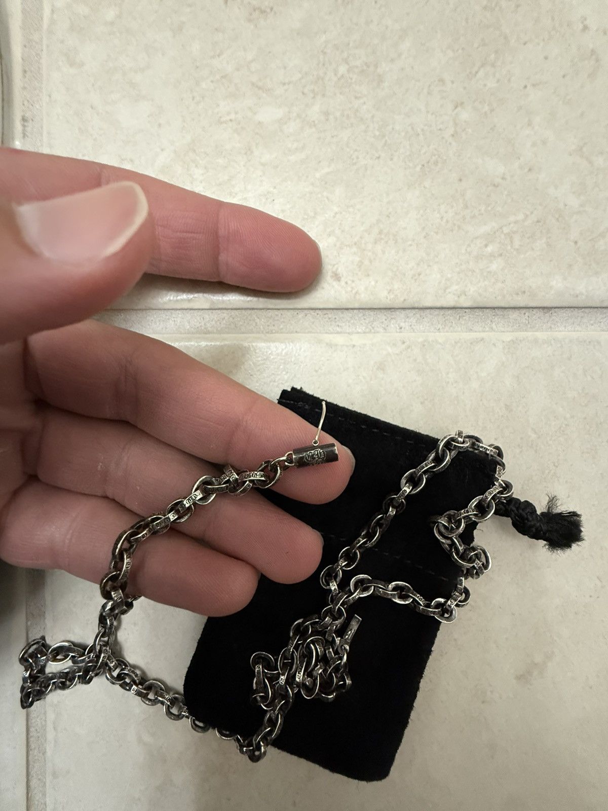 Chrome Hearts Chrome Hearts 24” Paper Chain Necklace .925 Silver New Size ONE SIZE - 7 Thumbnail