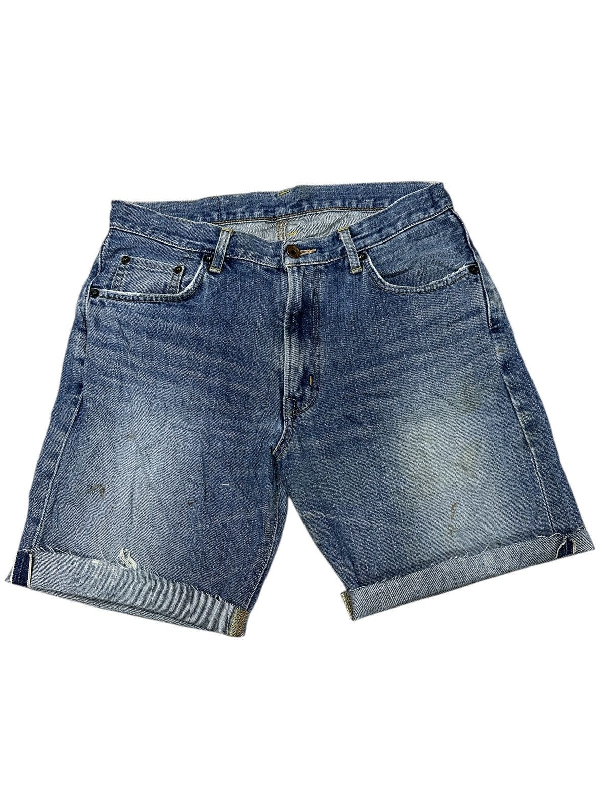 Japanese Brand Vintage Edwin 505XX Selvedge Short Denim🎌💥 Size US 32 / EU 48 - 2 Thumbnail