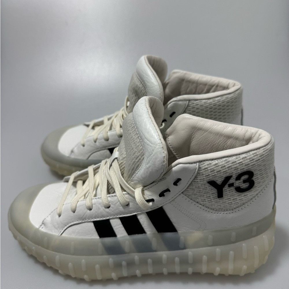Adidas × Y-3 Adidas Y-3 GR.1P High-Top Sneakers White Men’s Size 7 GW8642 Size US 7 / EU 40 - 3 Thumbnail