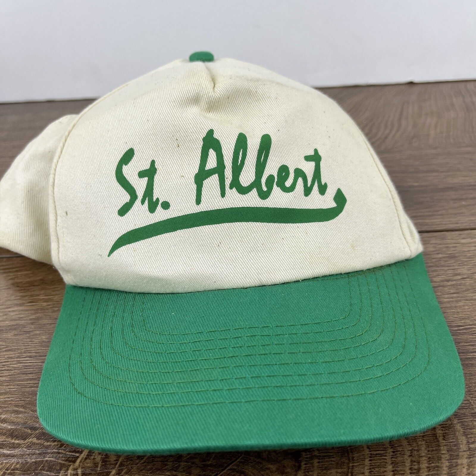 Other St Albert Hat Saint Albert White Hat Adjustable Snapback Adu Size ONE SIZE - 7 Thumbnail