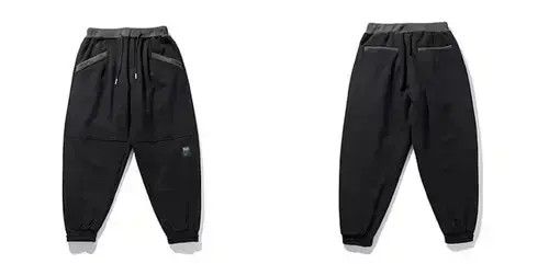 Other 20AW Indigo Union Japan Black Patchwork Worker Joggers Size US 32 / EU 48 - 2 Thumbnail