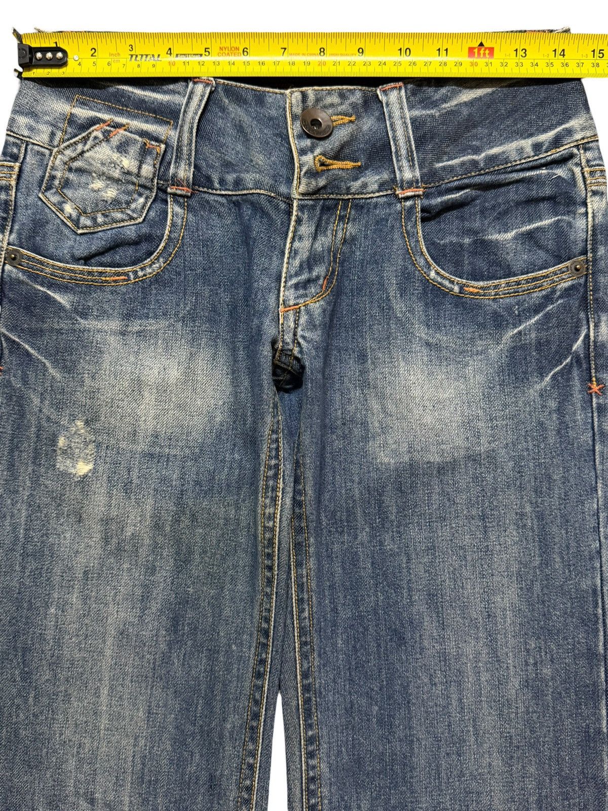 Hysteric Glamour Vintage Japanese Brand Embroidered Ed Hardy Inspired Flare Size 28" / US 6 / IT 42 - 8 Thumbnail