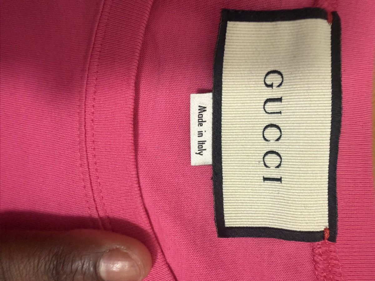 Gucci Gucci Manifesto Pink T-Shirt Sz Large Size US L / EU 52-54 / 3 - 5 Thumbnail