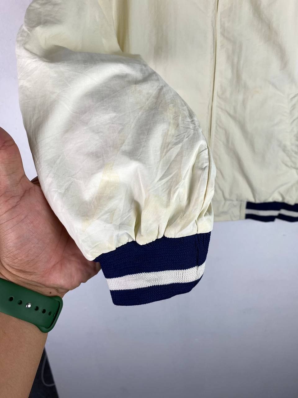 Japanese Brand ly basics nylon full zip bomber style jacket Size US L / EU 52-54 / 3 - 4 Thumbnail