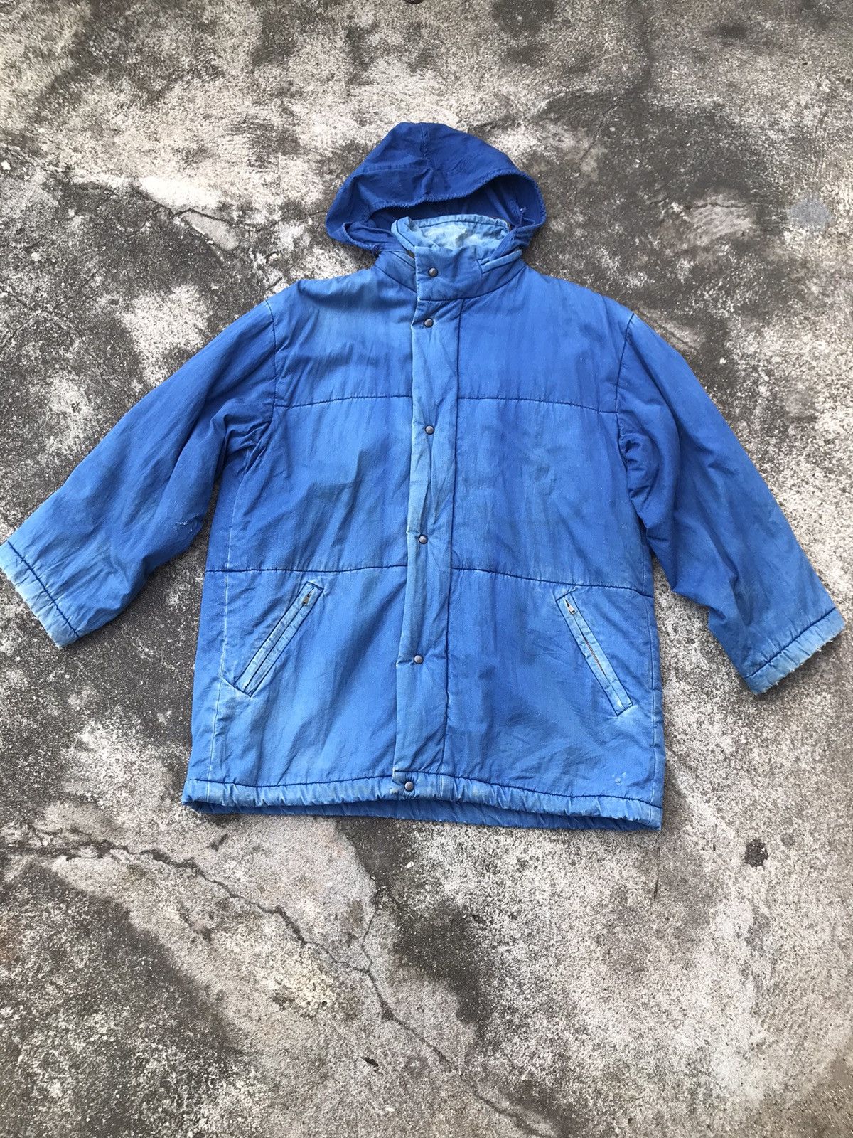 Issey Miyake Issey Miyake Plantation Indigo Hoodie Jacket Size US M / EU 48-50 / 2 - 1 Thumbnail