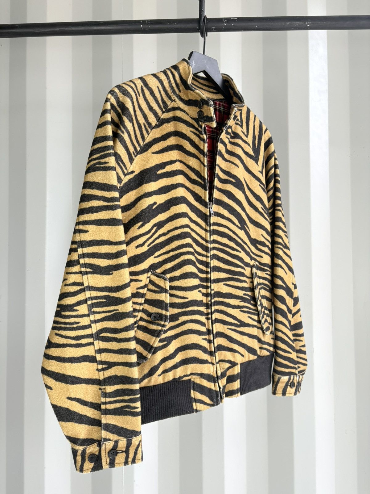 Loro Piana Supreme Loro Piana Tiger Print Wool Jacket Size US M / EU 48-50 / 2 - 4 Thumbnail