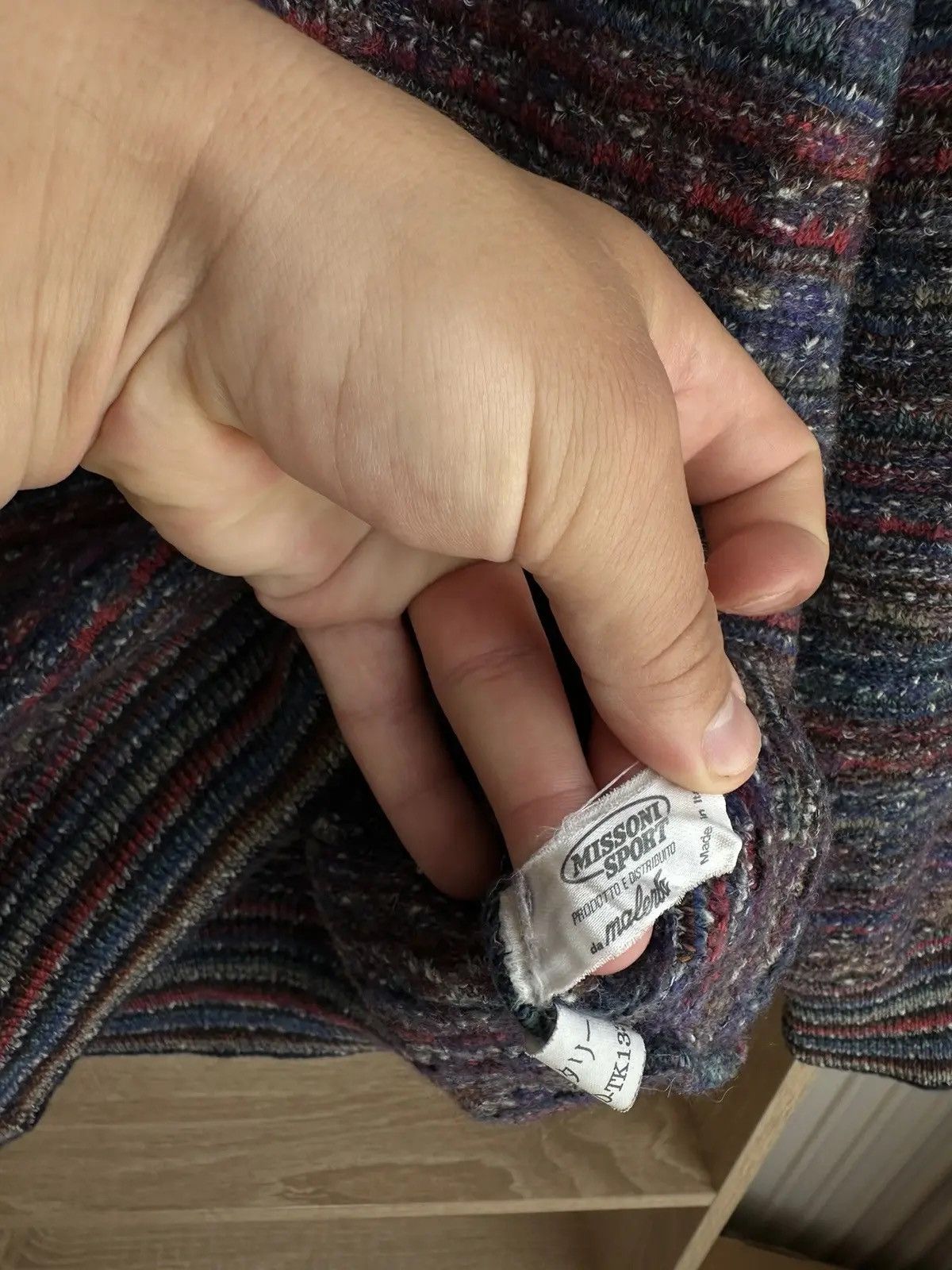 Missoni × Vintage Vintage Missoni Sport Multicolour Wool Knit Sweater Size US S / EU 44-46 / 1 - 14 Thumbnail