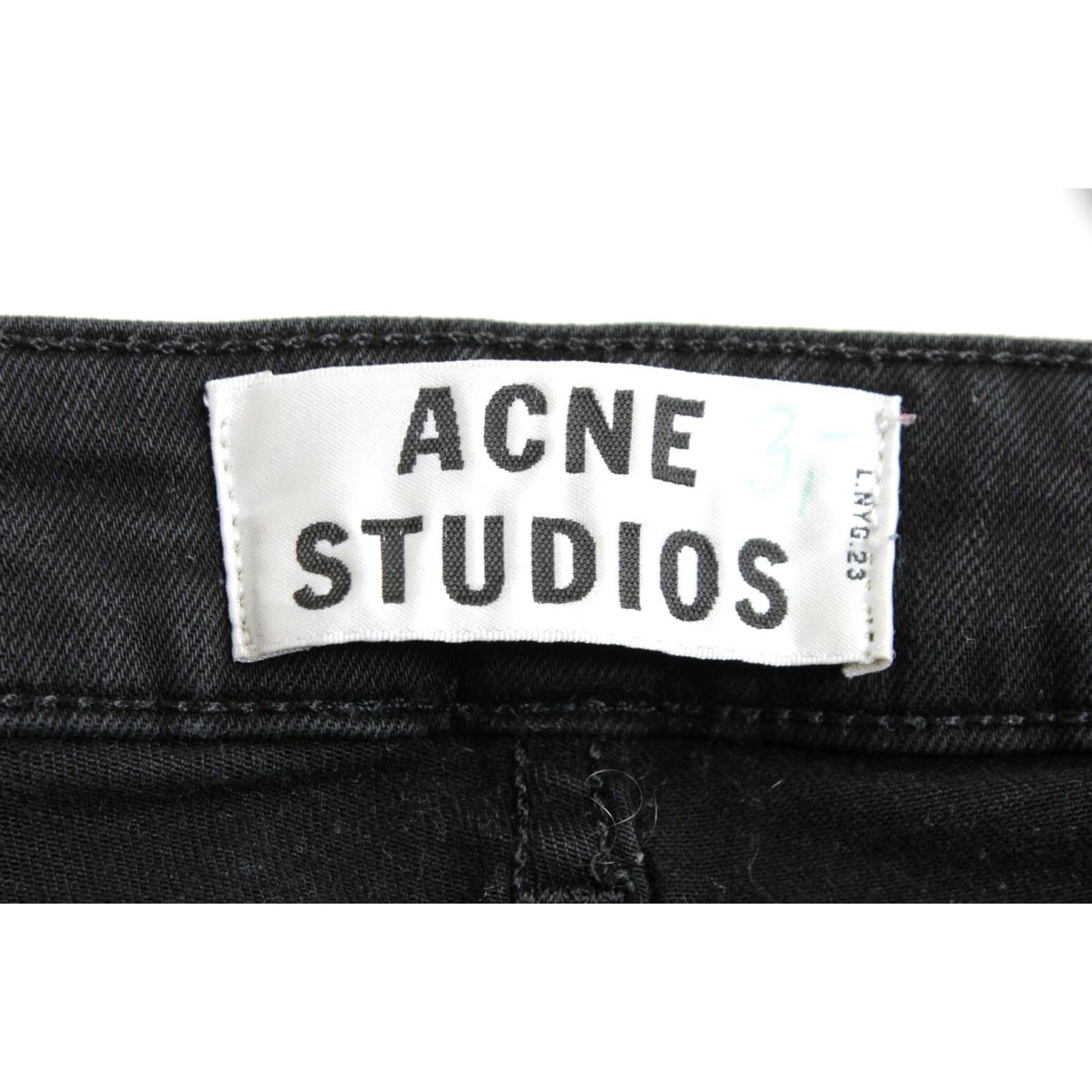 Acne Studios ACNE STUDIOS SKIN 5 BLACK Slim Skinny Stretch Jeans Women Size 30 W30 L34 DZ038 Size 30" / US 8 / IT 44 - 5 Thumbnail