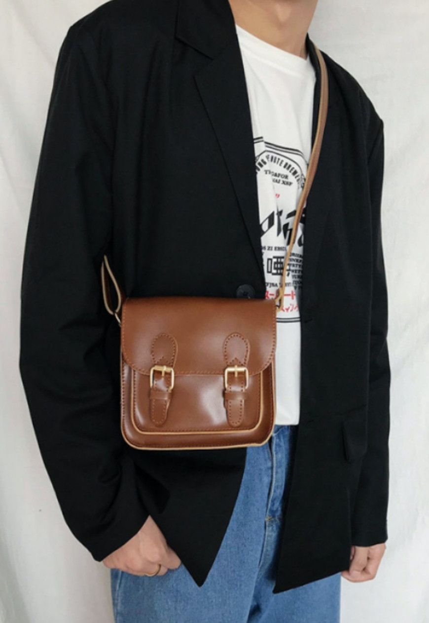 Other Men’s Leather retro shoulder bag Size ONE SIZE - 6 Thumbnail