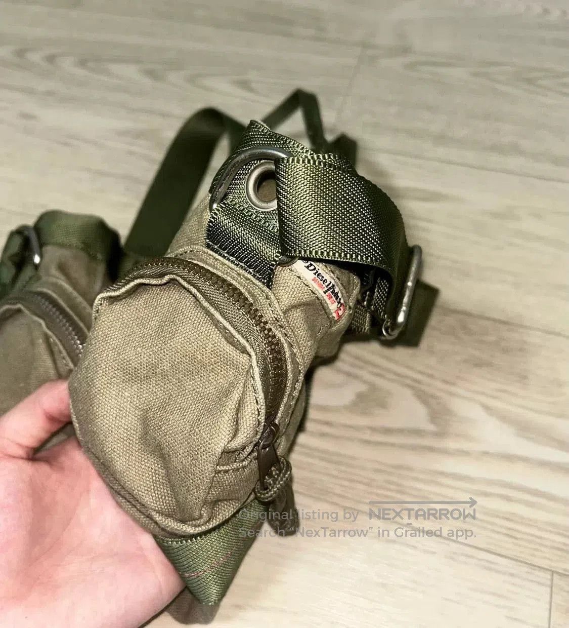 Diesel Diesel Vintage Cargo Biker Bag. Size ONE SIZE - 3 Thumbnail