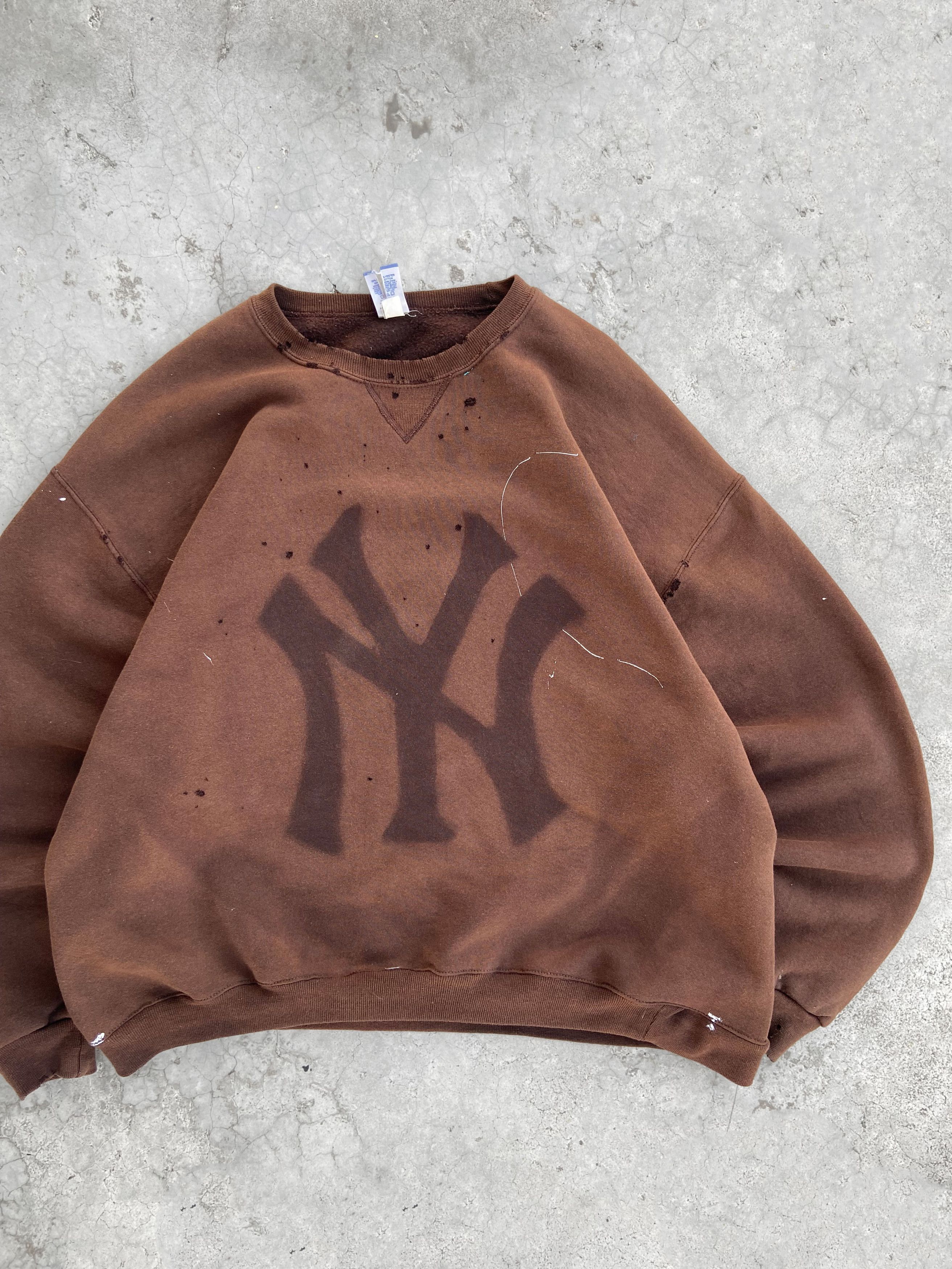 Vintage RUSSELL FADED DISTRESSED THRASHED CREWNECK Size US XL / EU 56 / 4 - 3 Thumbnail