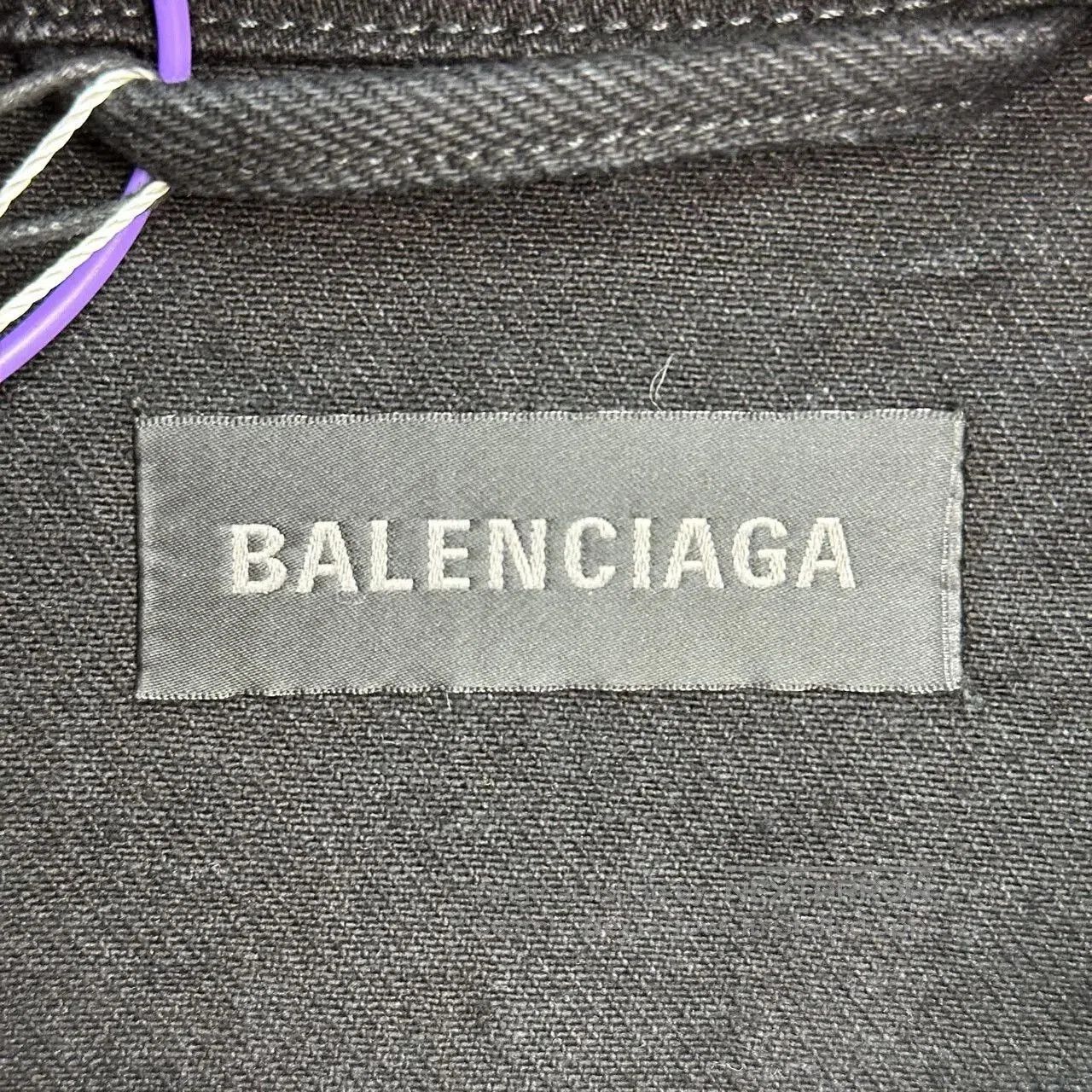 Balenciaga balenciaga black rhinestone denim jacket. Size US S / EU 44-46 / 1 - 3 Thumbnail