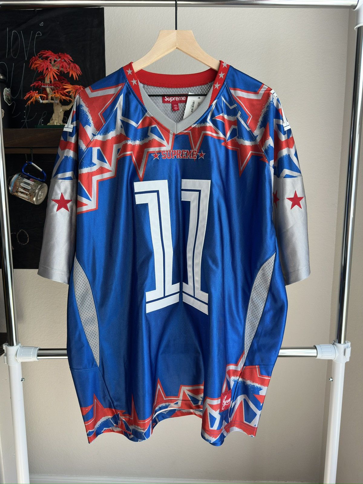 Stars Football Jersey Blue