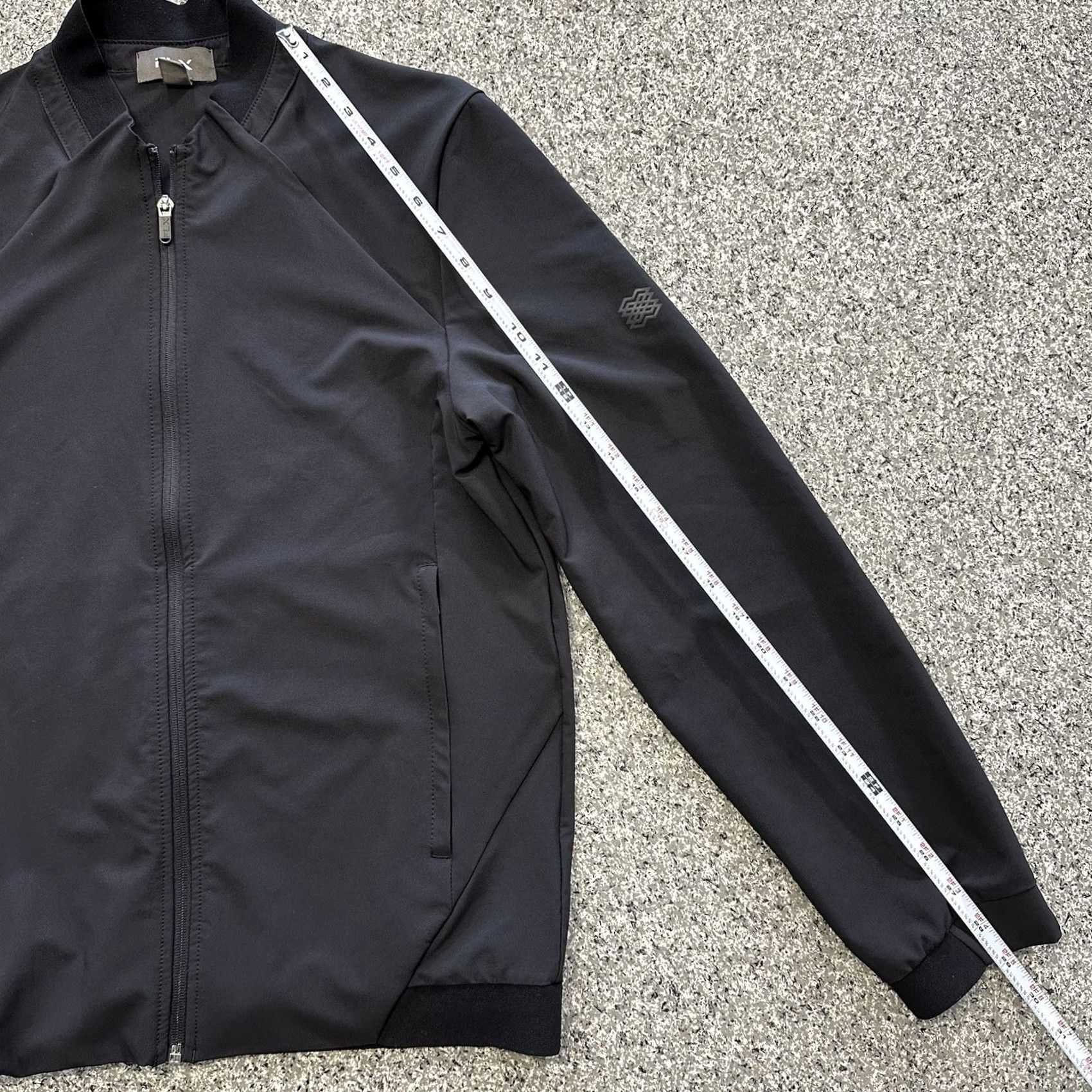 Vintage FLX Jacket Mens S Black Full Zip Lightweight Bomber Jacket - Casual Active Outerwear (Athletic Fit) Size US S / EU 44-46 / 1 - 6 Thumbnail