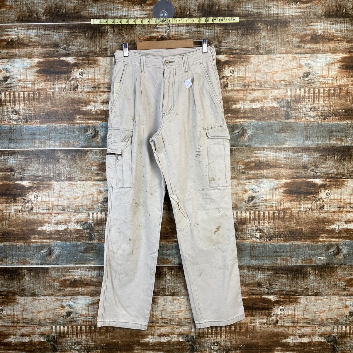 Japanese Brand DL Suolotions White Cargo Multipocket Pants #C967 Size 25" / US 0 / IT 36 - 1 Thumbnail