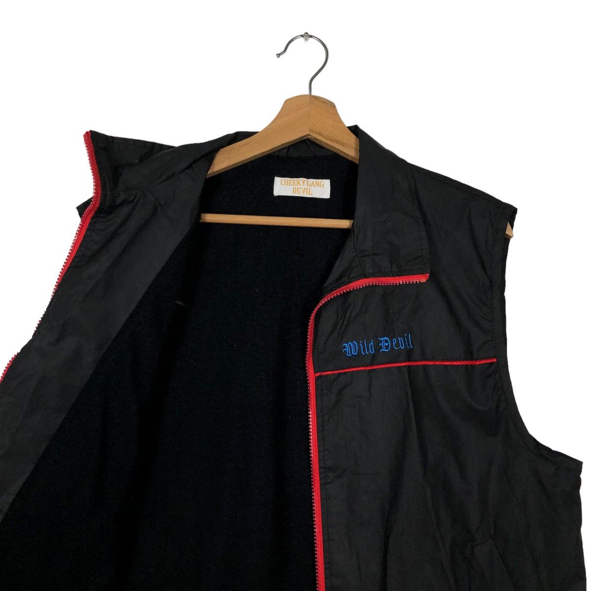Japanese Brand 🔥90’s Wild Devil Vest Big Logo Embroidery Size US M / EU 48-50 / 2 - 10 Thumbnail