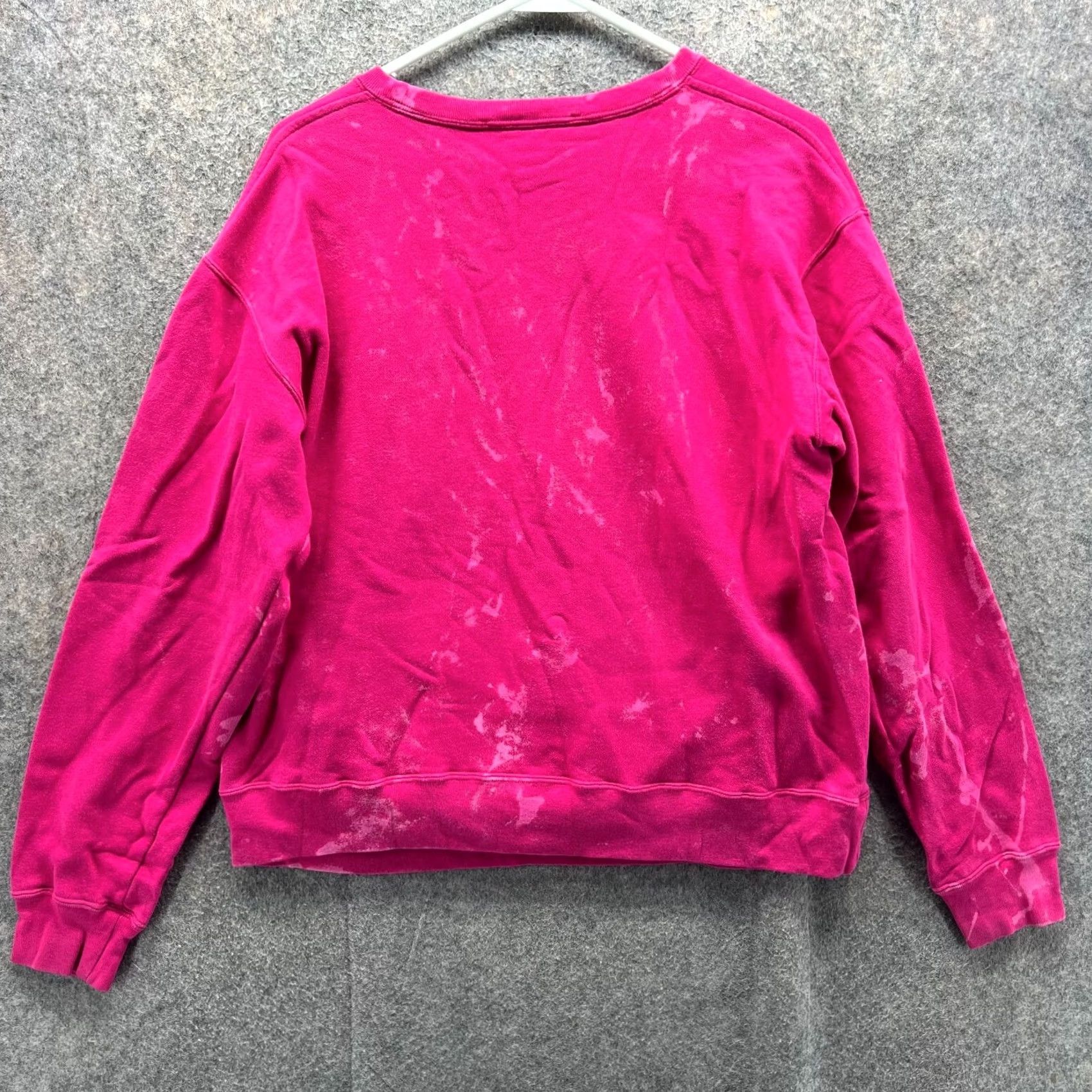 Ralph Lauren VINTAGE Ralph Lauren Sports Sweater Womens Large Pink Crewneck Pullover Fleece Pony Knit All Seasons Size L / US 10 / IT 46 - 2 Thumbnail