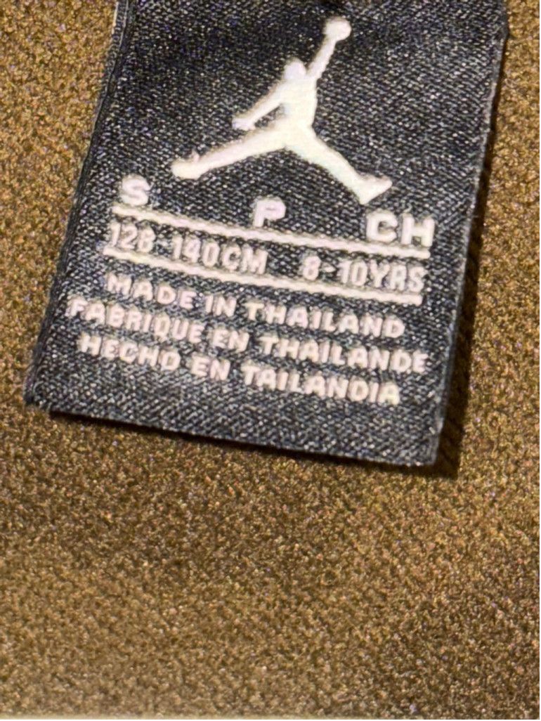Jordan Brand Boys Jordan S Olive Green Black White Full Zip Track Jacket Size US S / EU 44-46 / 1 - 3 Thumbnail