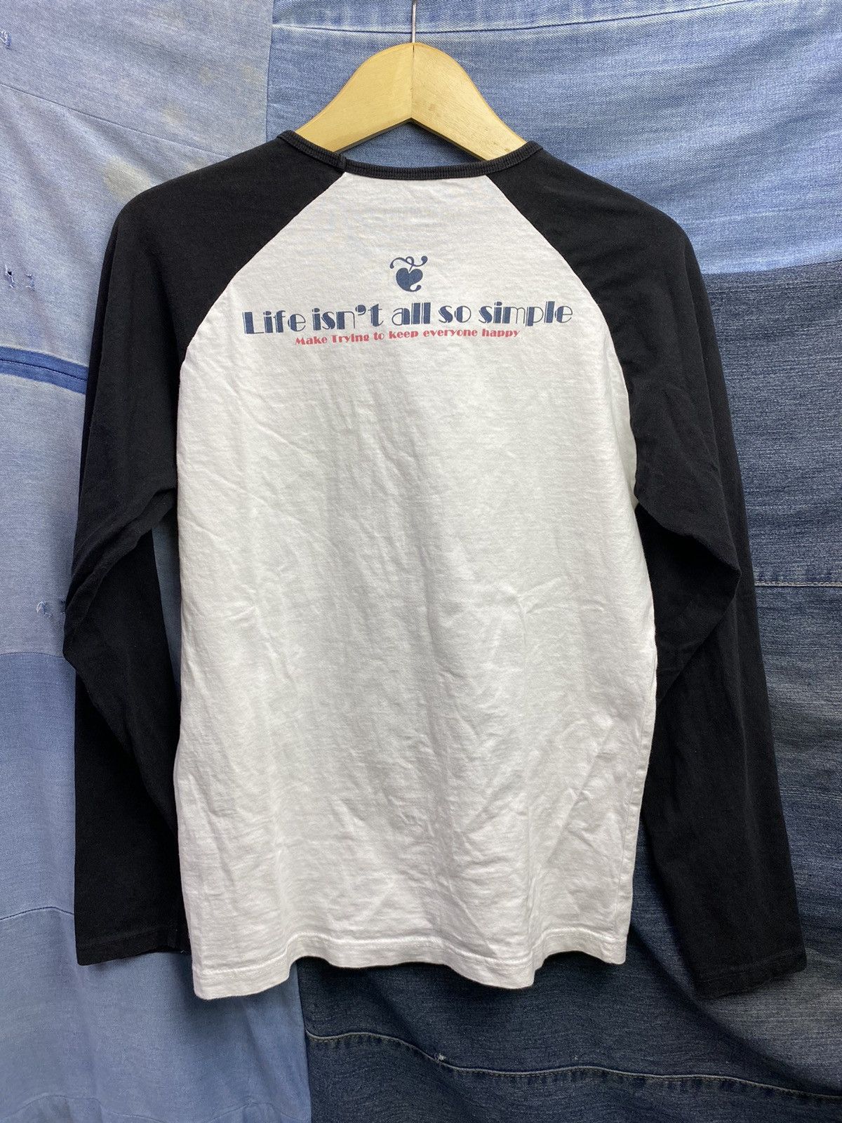 If Six Was Nine × Japanese Brand 2000s life is simple longsleeve style Size US M / EU 48-50 / 2 - 6 Thumbnail