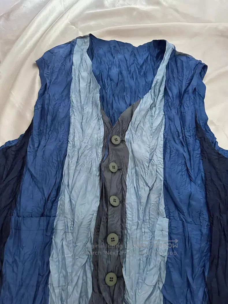 Issey Miyake Issey Miyake Blue Vest Size M / US 6-8 / IT 42-44 - 4 Thumbnail