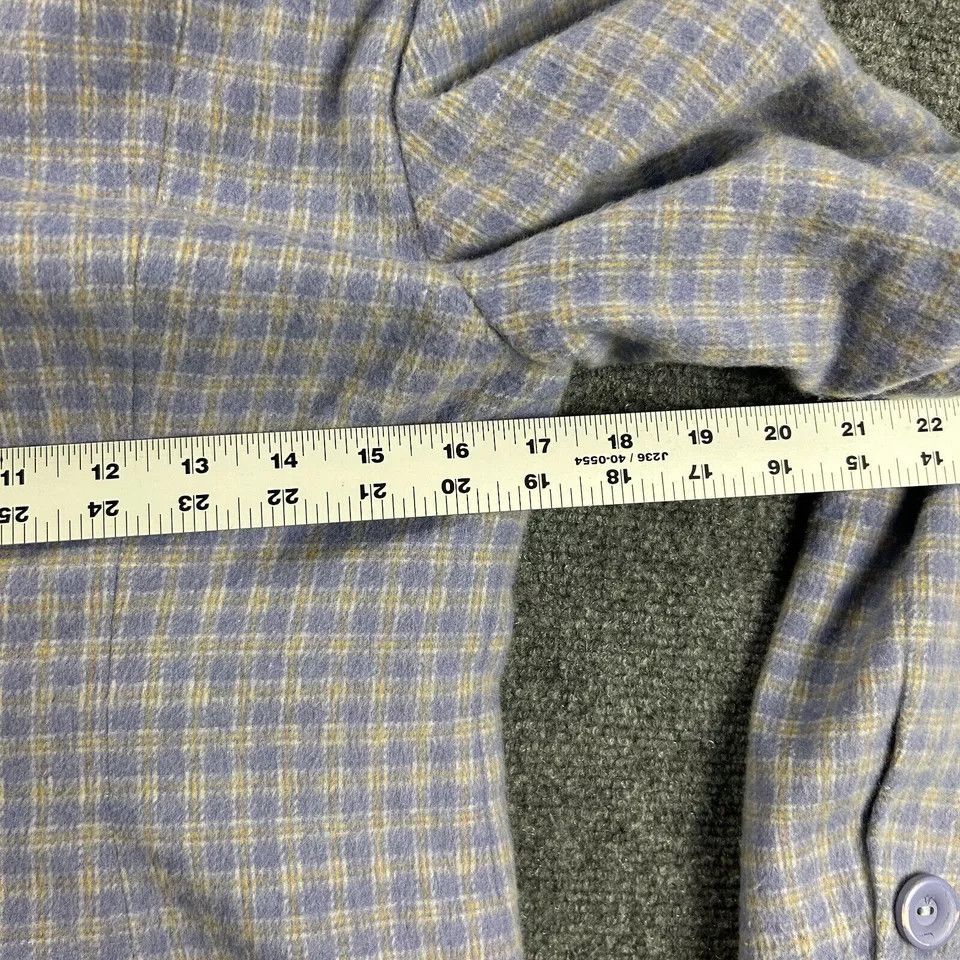 Sisley Sisley Blazer Womens 42 Purple Plaid Jacket Wool Adults Size M / US 6-8 / IT 42-44 - 4 Thumbnail