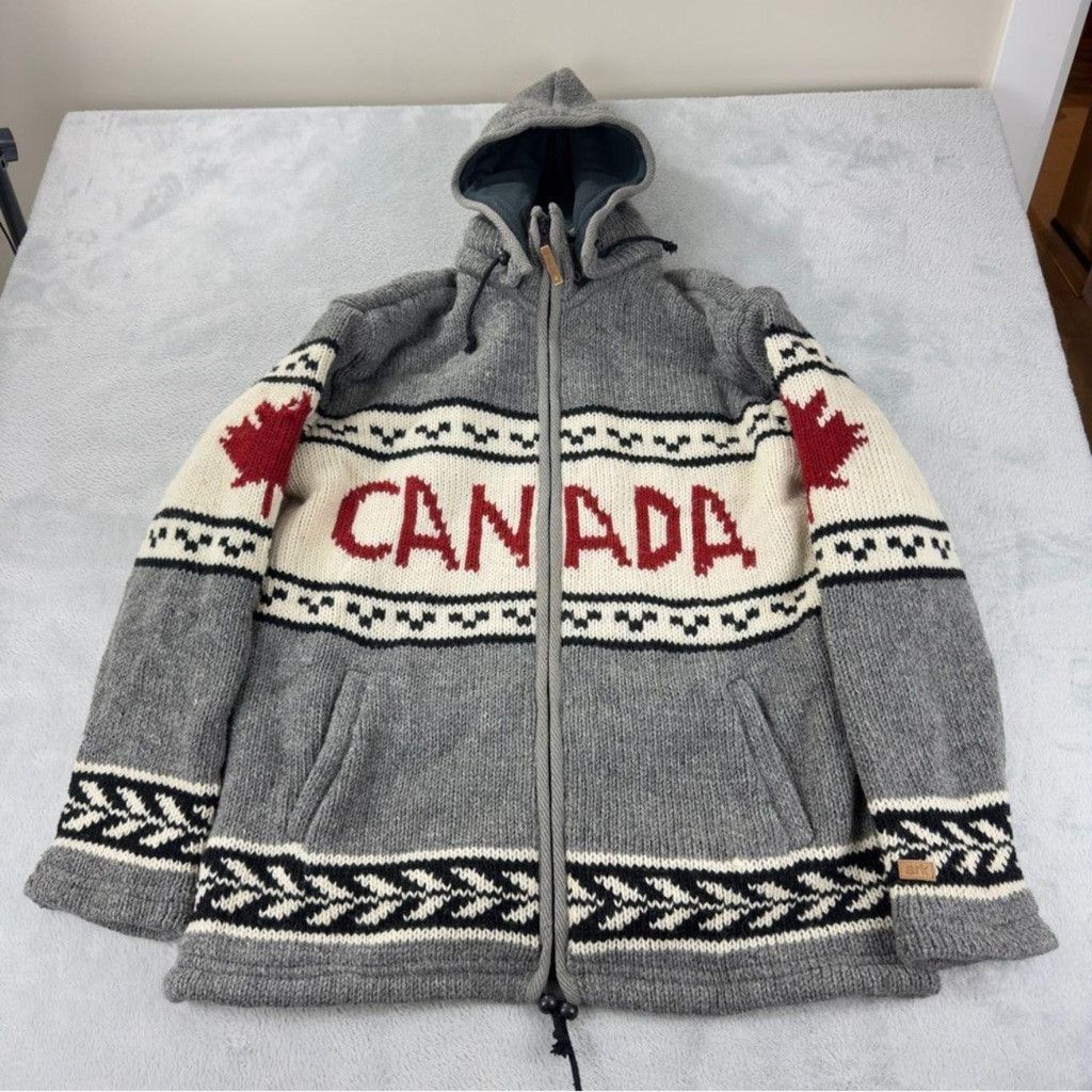 Other VTG Ark Imports Men's Sz XXL 100% New Zealand Wool Cowichan Size US XXL / EU 58 / 5 - 1 Thumbnail