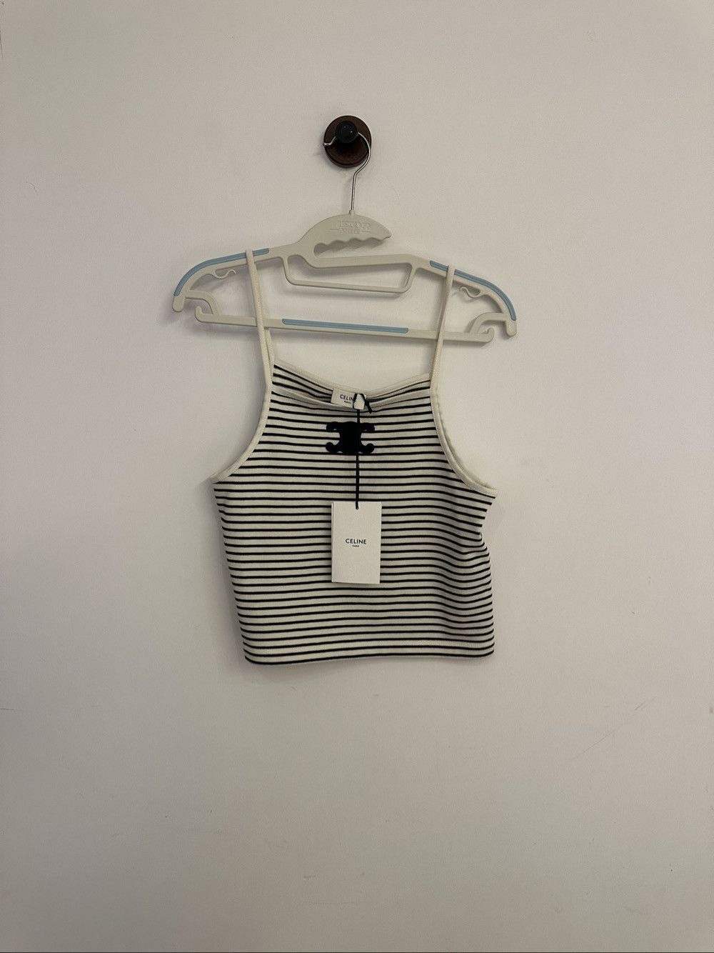 Celine Celine Triomphe Stripe Tank Top Size M Size M / US 6-8 / IT 42-44 - 1 Thumbnail