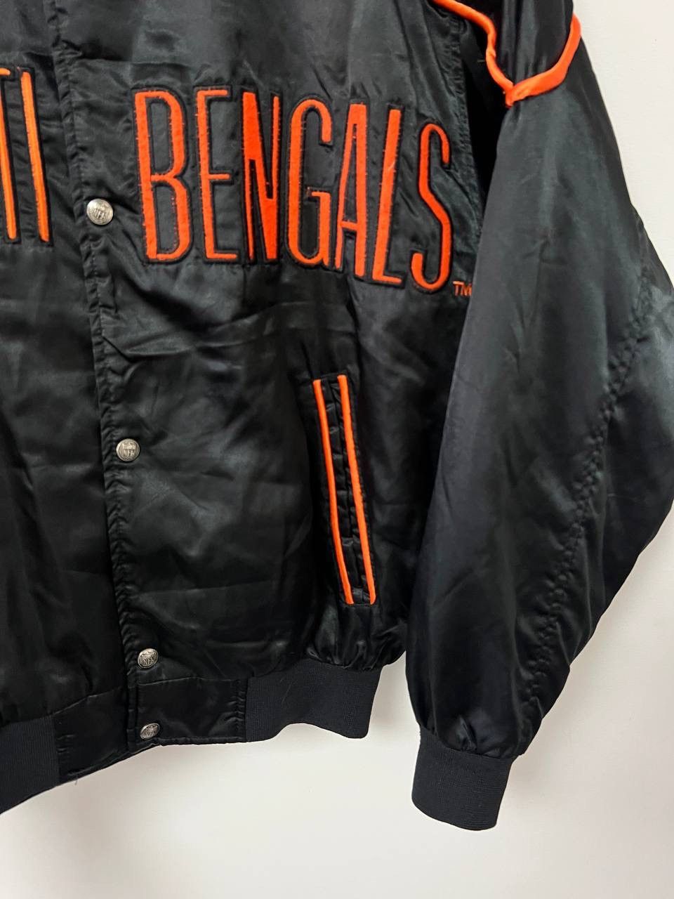 Other Vintage 90s Cincinnati Bengals Bomber Jacket Nfl Campri S/M Size US M / EU 48-50 / 2 - 23 Thumbnail
