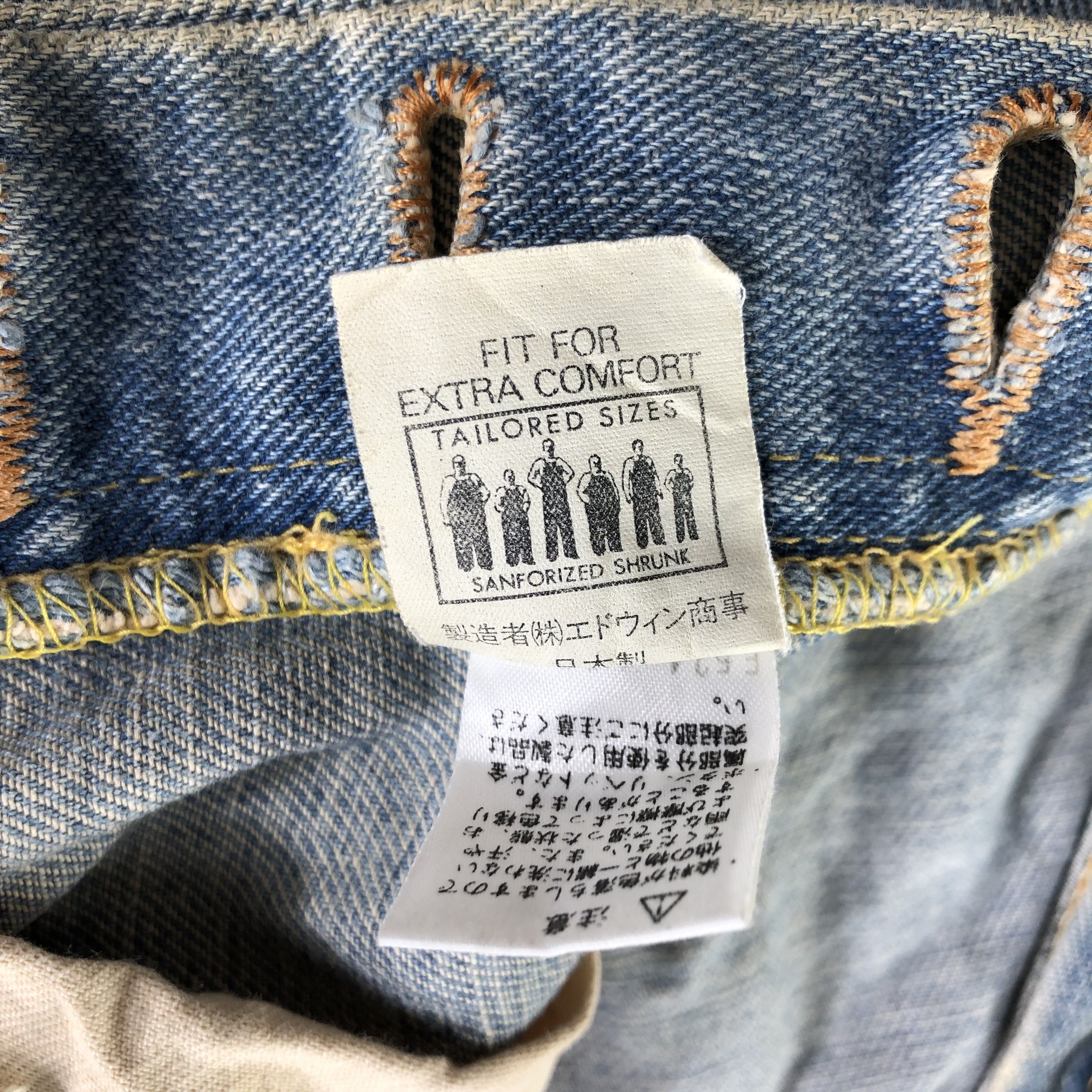 Lee Vintage Light Wash Lee Selvedge Jeans-JM3670 Size US 35 - 10 Thumbnail