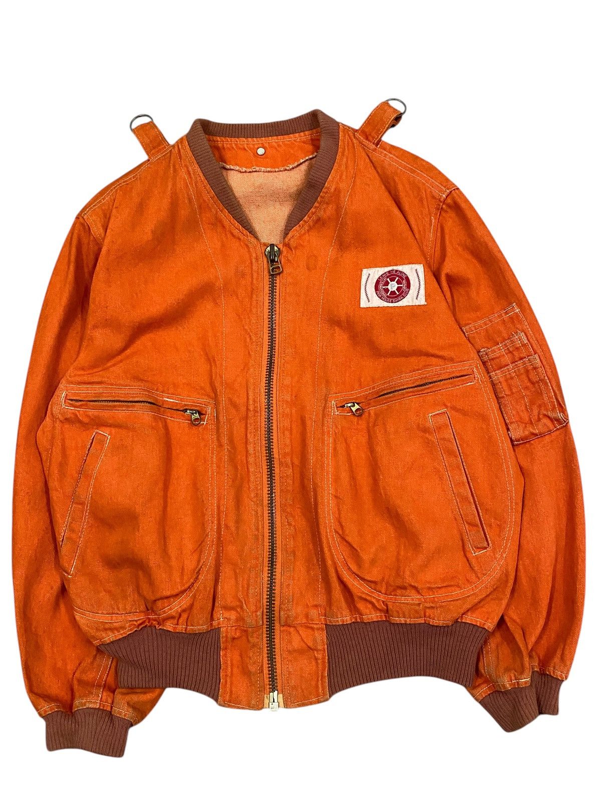 Pink House Vtg Pink House Shimpa Club Bomber Denim Jacket Size US M / EU 48-50 / 2 - 1 Thumbnail