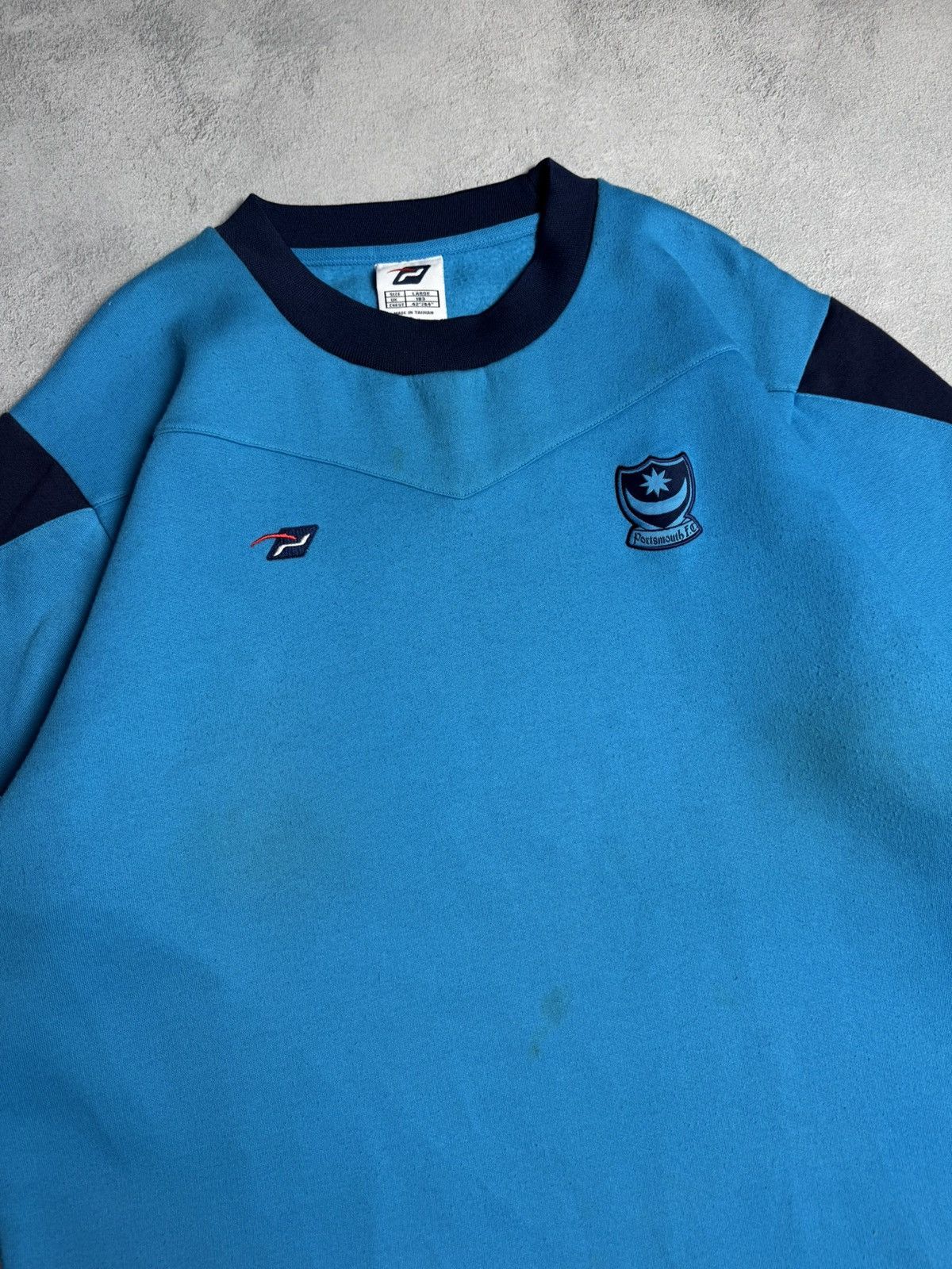 Vintage Portsmouth 2002 2003 Training Football Soccer Sweatshirt Size US L / EU 52-54 / 3 - 4 Thumbnail