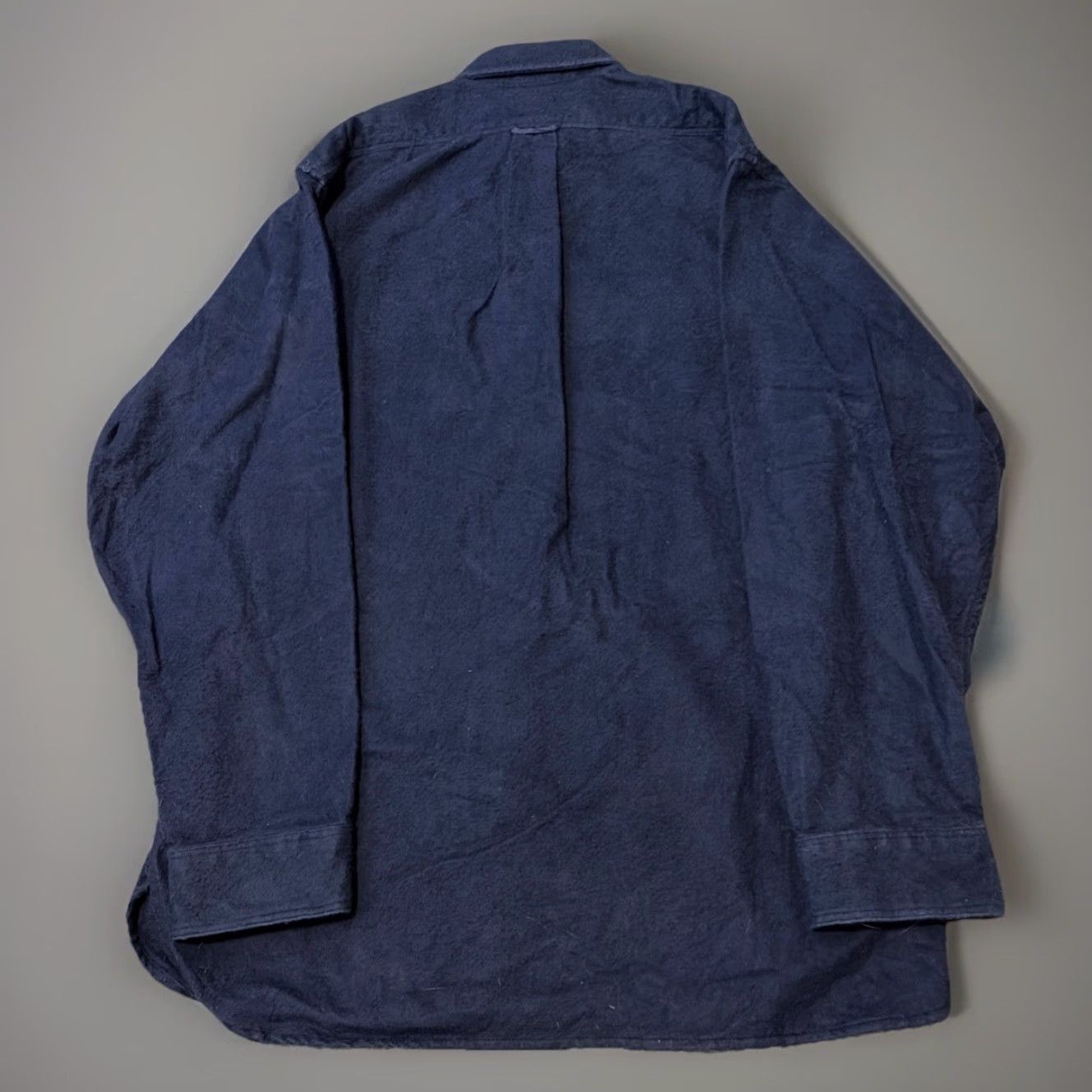 Eddie Bauer VINTAGE Eddie Bauer Cotton Soft Knit Button Down Long Sleeve XL Tall Blues Shirt Mens Size US XL / EU 56 / 4 - 2 Thumbnail