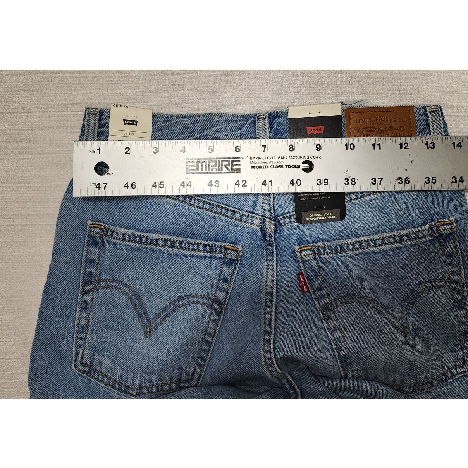 Levi's Levi's ribcage straight women size W27''x L27'' button fly Size 27" / US 4 / IT 40 - 4 Thumbnail