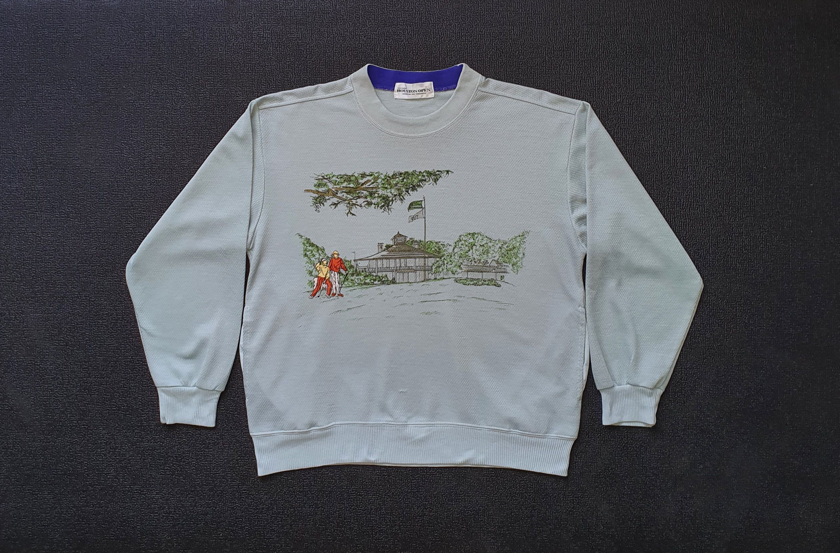 Golf le Fleur × Vintage HOUSTON Open Golf Tournament 1990s sweatshirt Jumper S Size US S / EU 44-46 / 1 - 1 Thumbnail