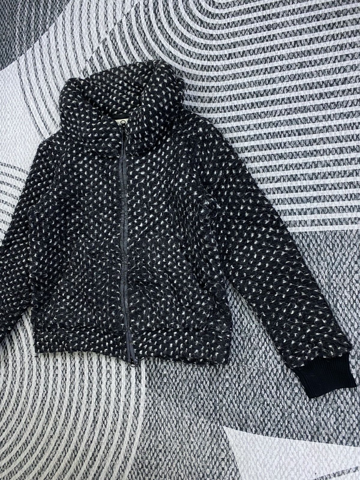 Tsumori Chisato Vtg Tsumori Chisato Issey Miyake Plaid Knit Zipper Jacket Size M / US 6-8 / IT 42-44 - 4 Thumbnail