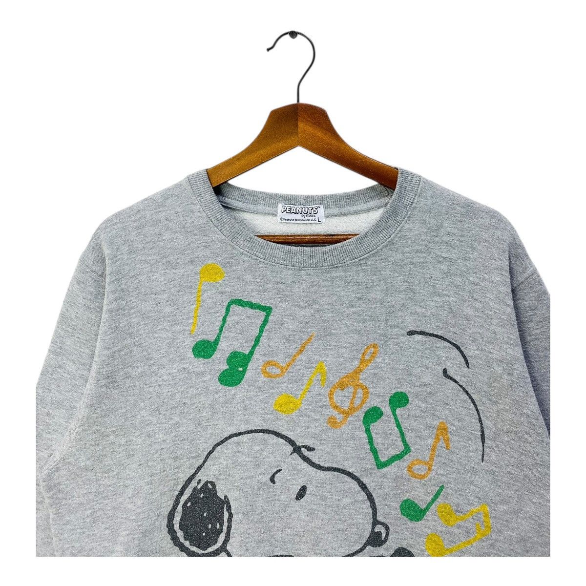 Peanuts Vintage Peanuts Snoopy Sweatshirt Big Logo Crewneck Size L Size US L / EU 52-54 / 3 - 2 Thumbnail