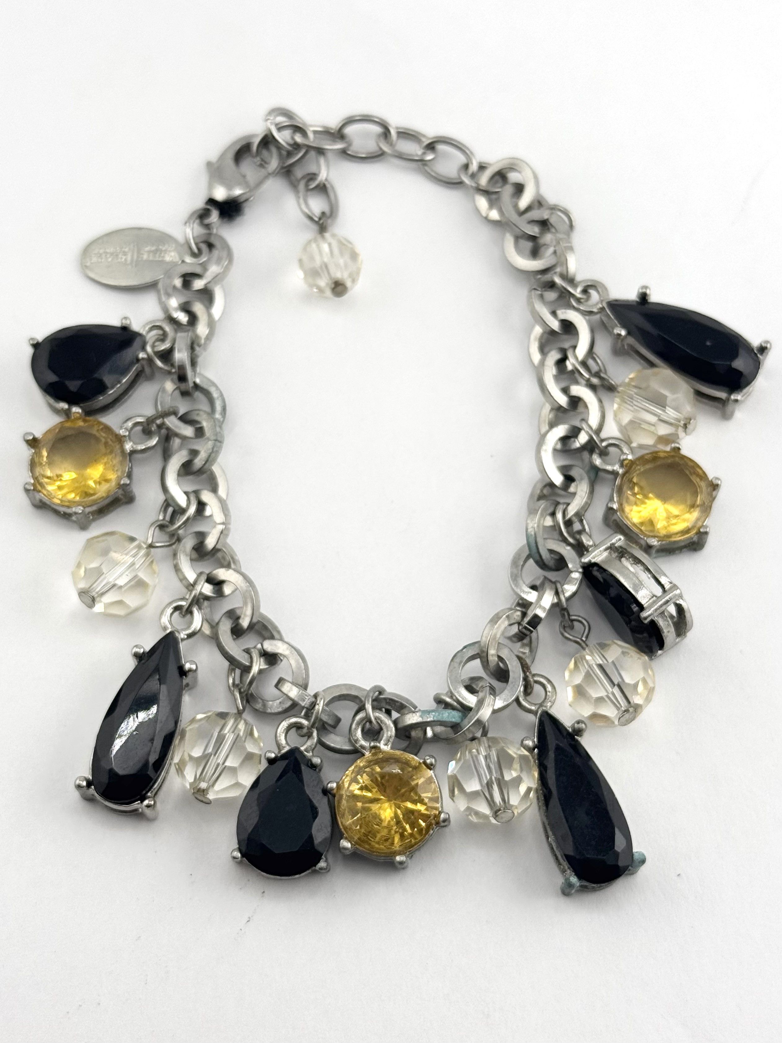 White House Black Market White House Black Market rhinestone charm bracelet Size ONE SIZE - 1 Thumbnail