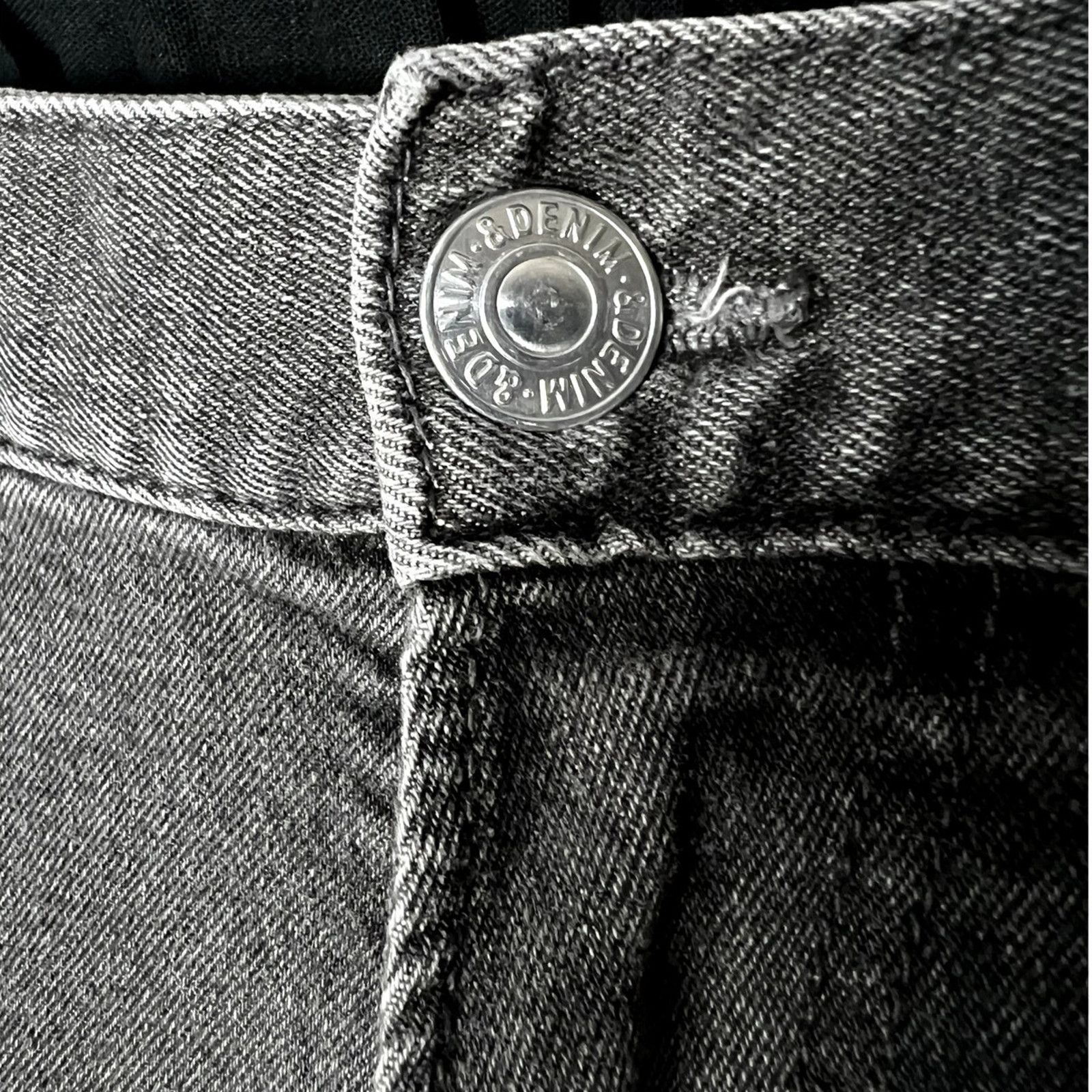 H&M H&M Denim Gray Slim Straight Leg Stretch Men's 36x30 Jeans Size US 36 / EU 52 - 3 Thumbnail
