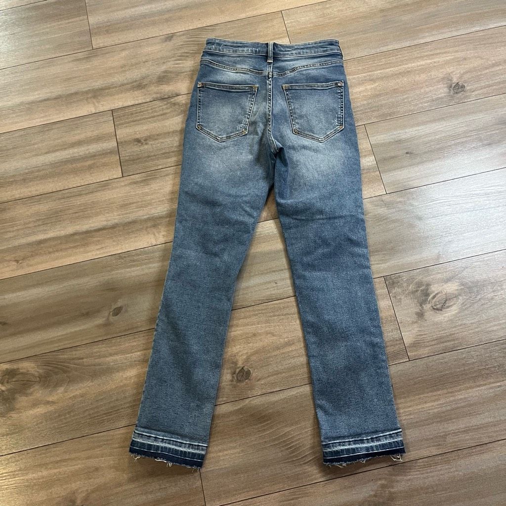 Anthropologie Pilcro Anthropologie Cigarette Slim Straight Jeans Women 27 Size 27" / US 4 / IT 40 - 6 Thumbnail