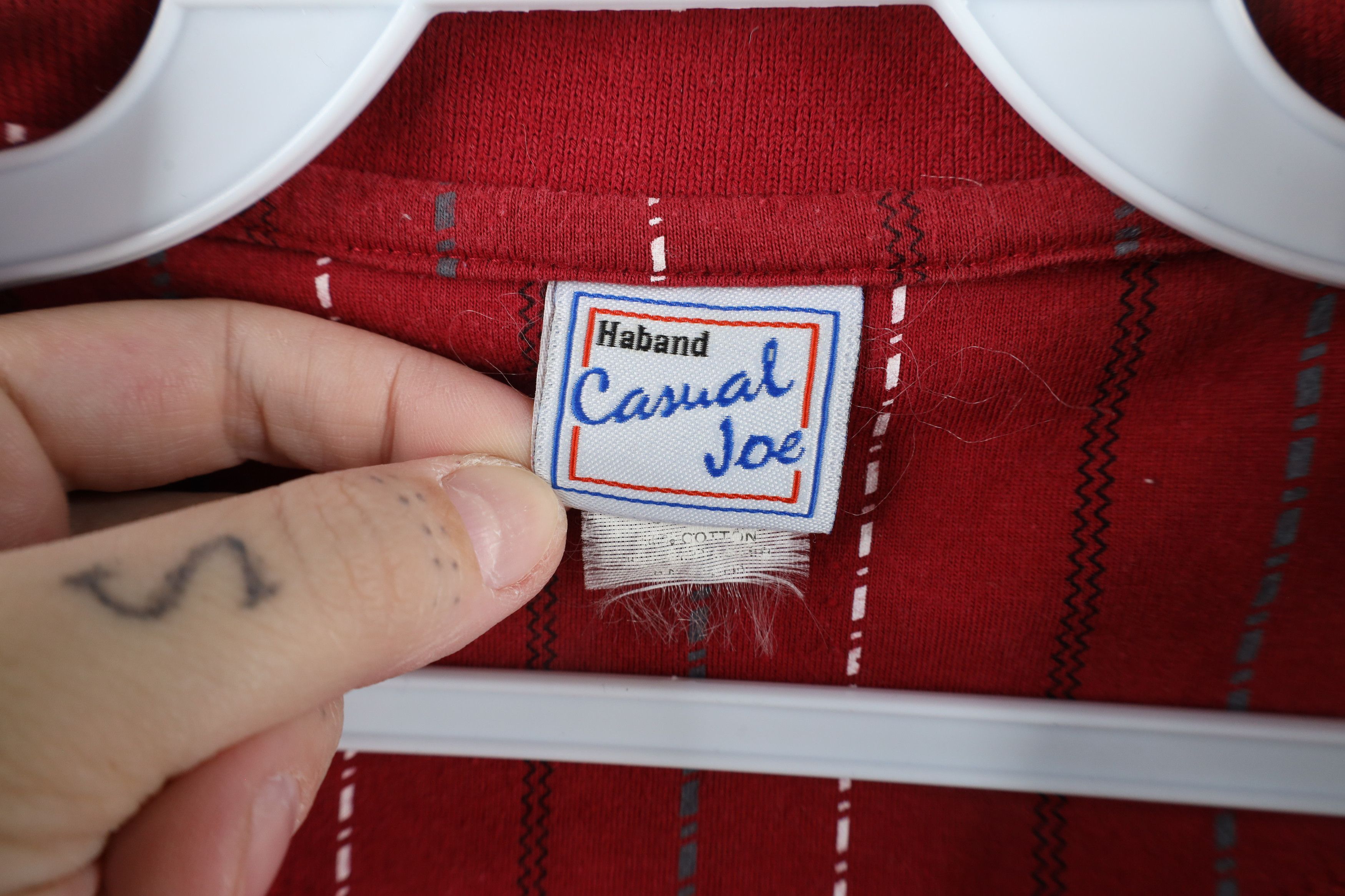 Vintage Vintage 90s Streetwear Collared Pullover Polo Shirt Red Size US XXL / EU 58 / 5 - 5 Thumbnail