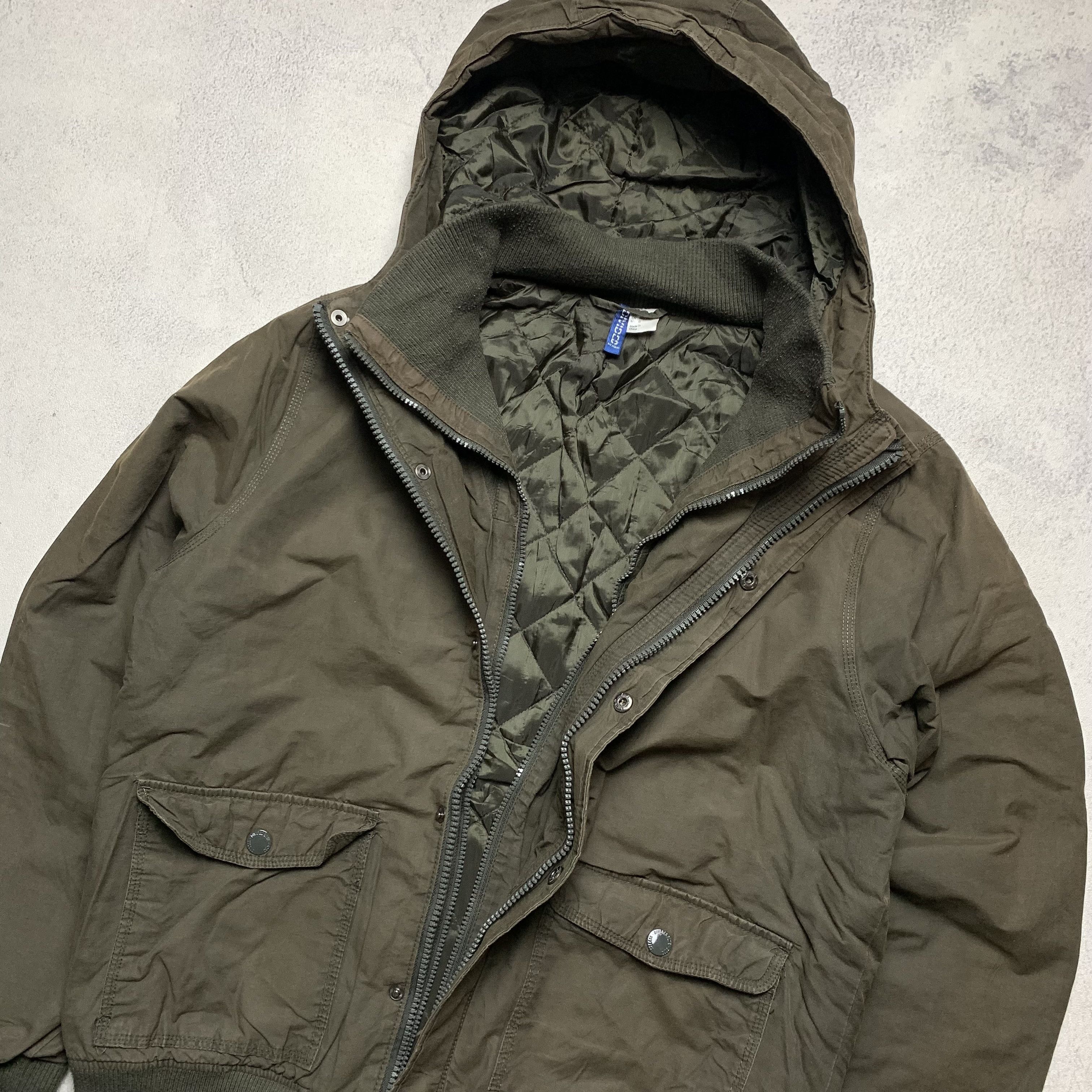 H&M H&M Bomber Hooded Jacket Size US L / EU 52-54 / 3 - 4 Thumbnail