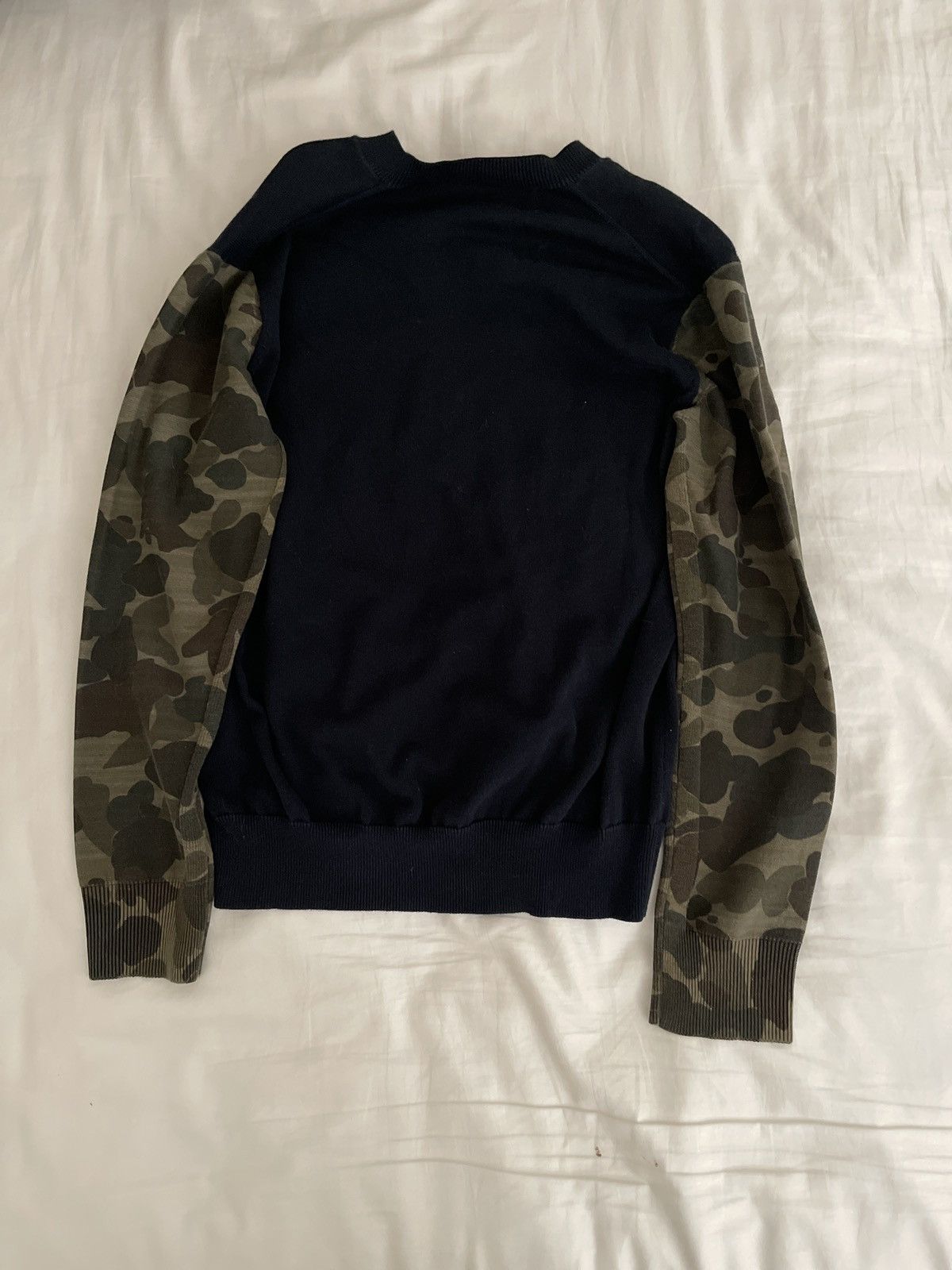Comme des Garcons 🔥 Comme des Garcons Homme Camo Sleeves Sweater Size US S / EU 44-46 / 1 - 2 Thumbnail