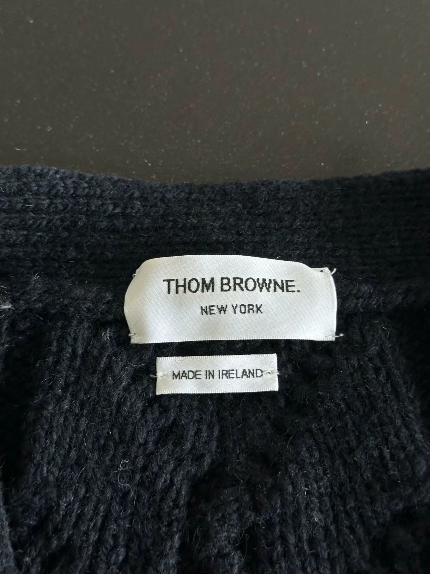 Thom Browne Thom Browne Blue Wool Cardigan 2 New Size M / US 6-8 / IT 42-44 - 3 Thumbnail