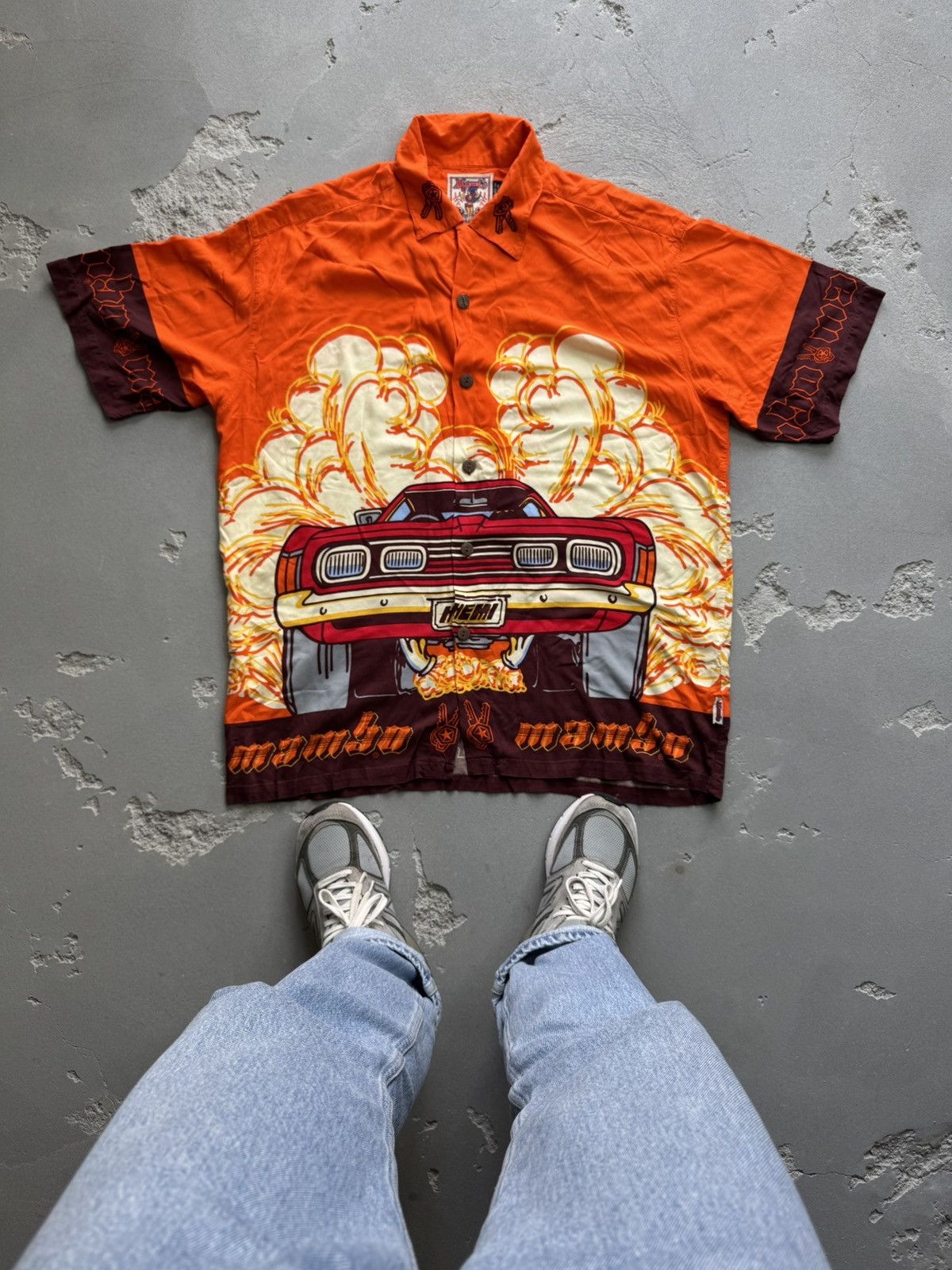 Vintage Vintage MAMBO Shirt Size US L / EU 52-54 / 3 - 1 Thumbnail