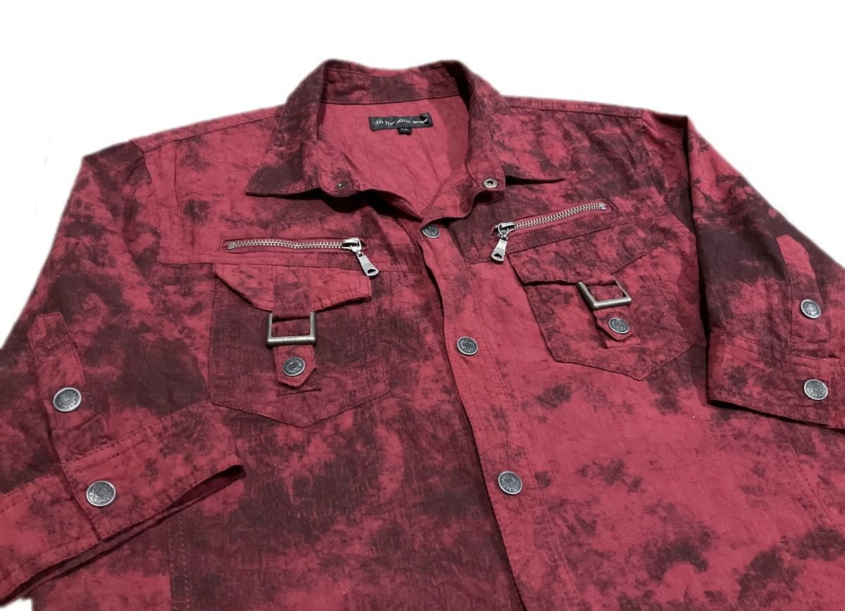 Hysteric Glamour × Japanese Brand × Le Grande Bleu (L.G.B.) 🔥Y2K Archived In The Attic Shirt Red Acid Zipper Lgb Style Size US L / EU 52-54 / 3 - 1 Thumbnail