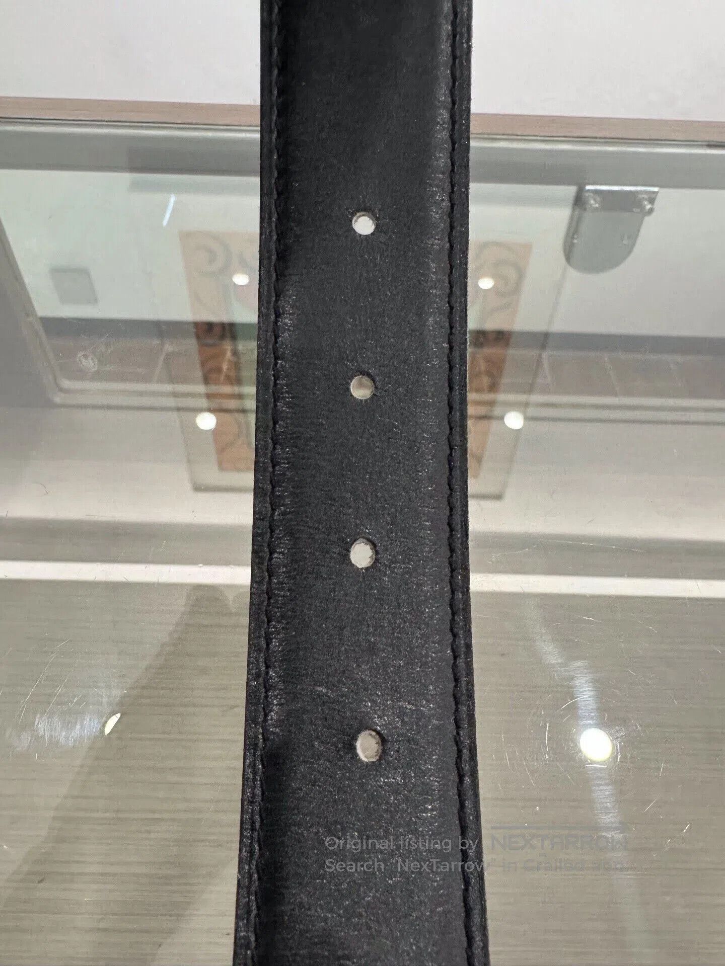 Hermes Hermes Black Brown H Buckle Gold Belt. Size ONE SIZE - 6 Thumbnail